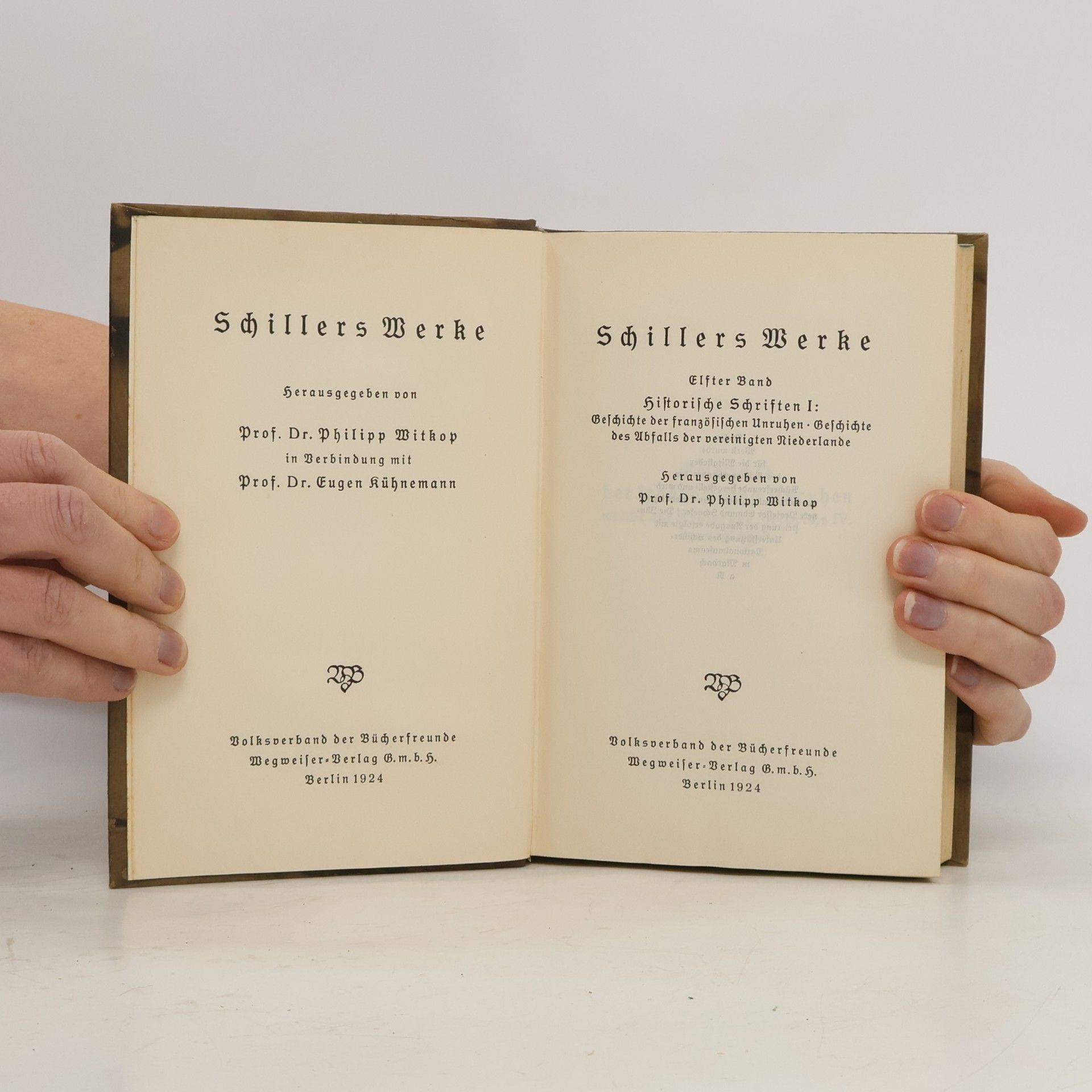 Friedrich Schiller Schillers Werke. Band 11