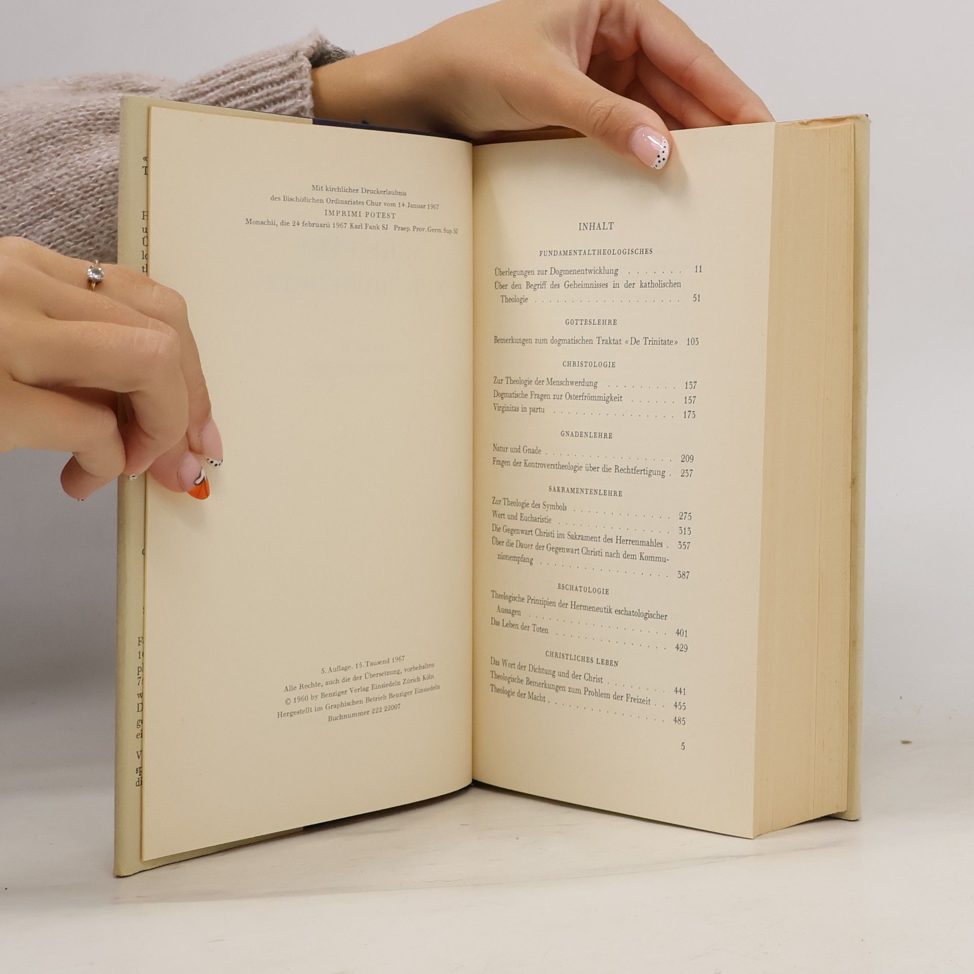 Karl Rahner Schriften zur Theologie IV