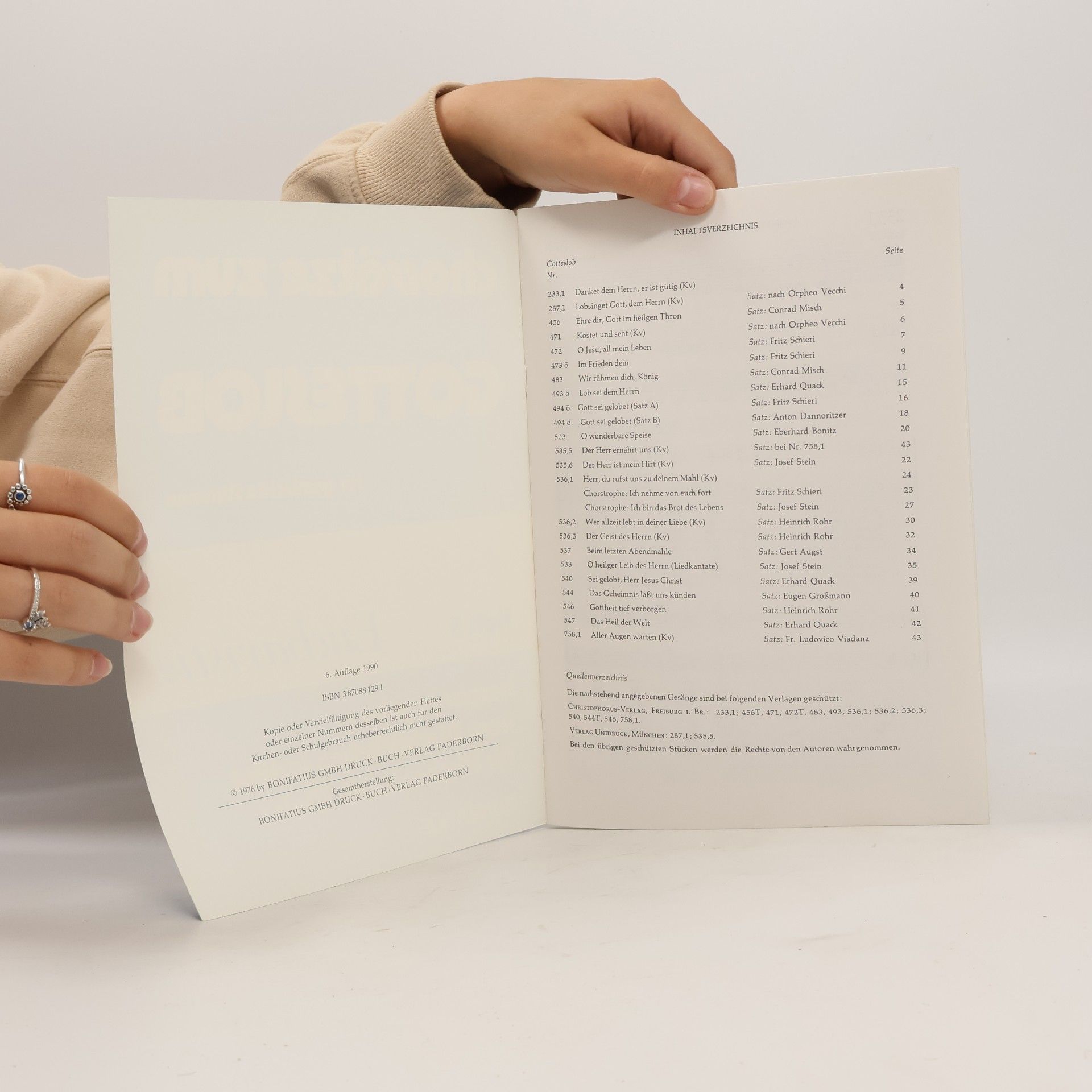 Bischöfliches Institut für Kirchenmusik Mainz Chorsätze zum Gotteslob für gemischte Stimmen / Eucharistie