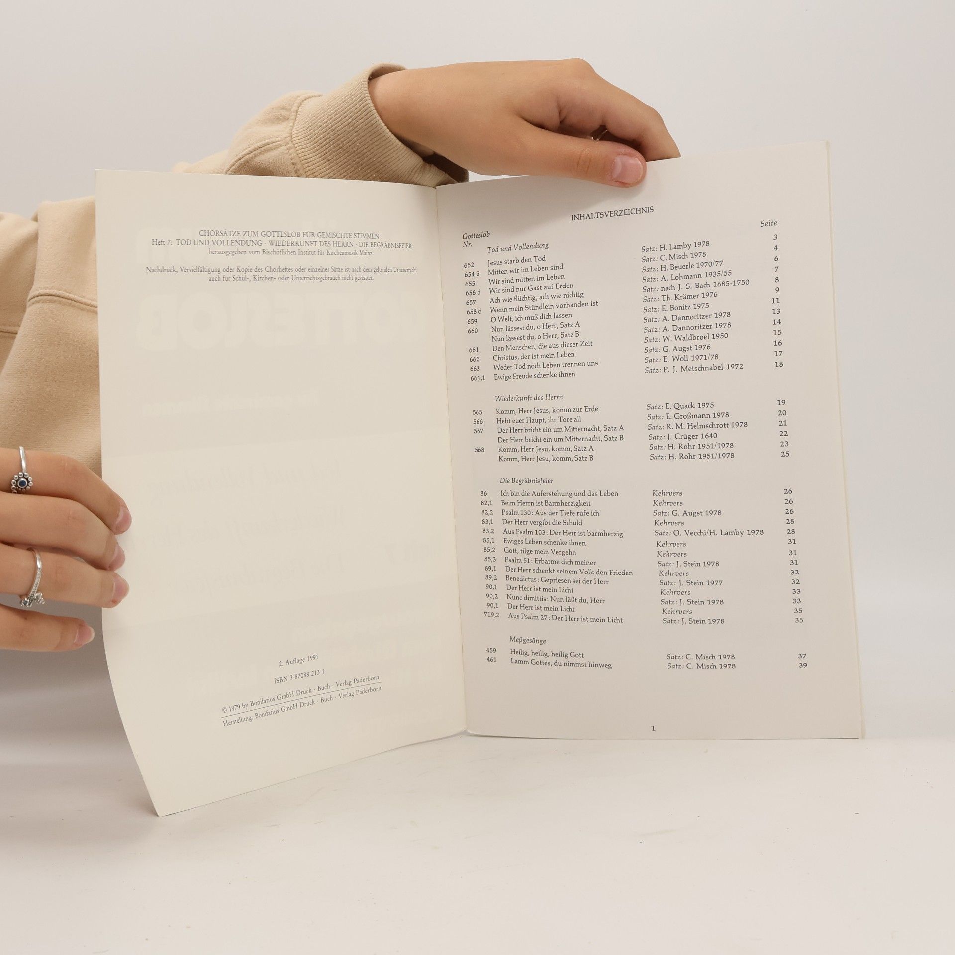 Bischöfliches Institut für Kirchenmusik Mainz Chorsätze zum Gotteslob