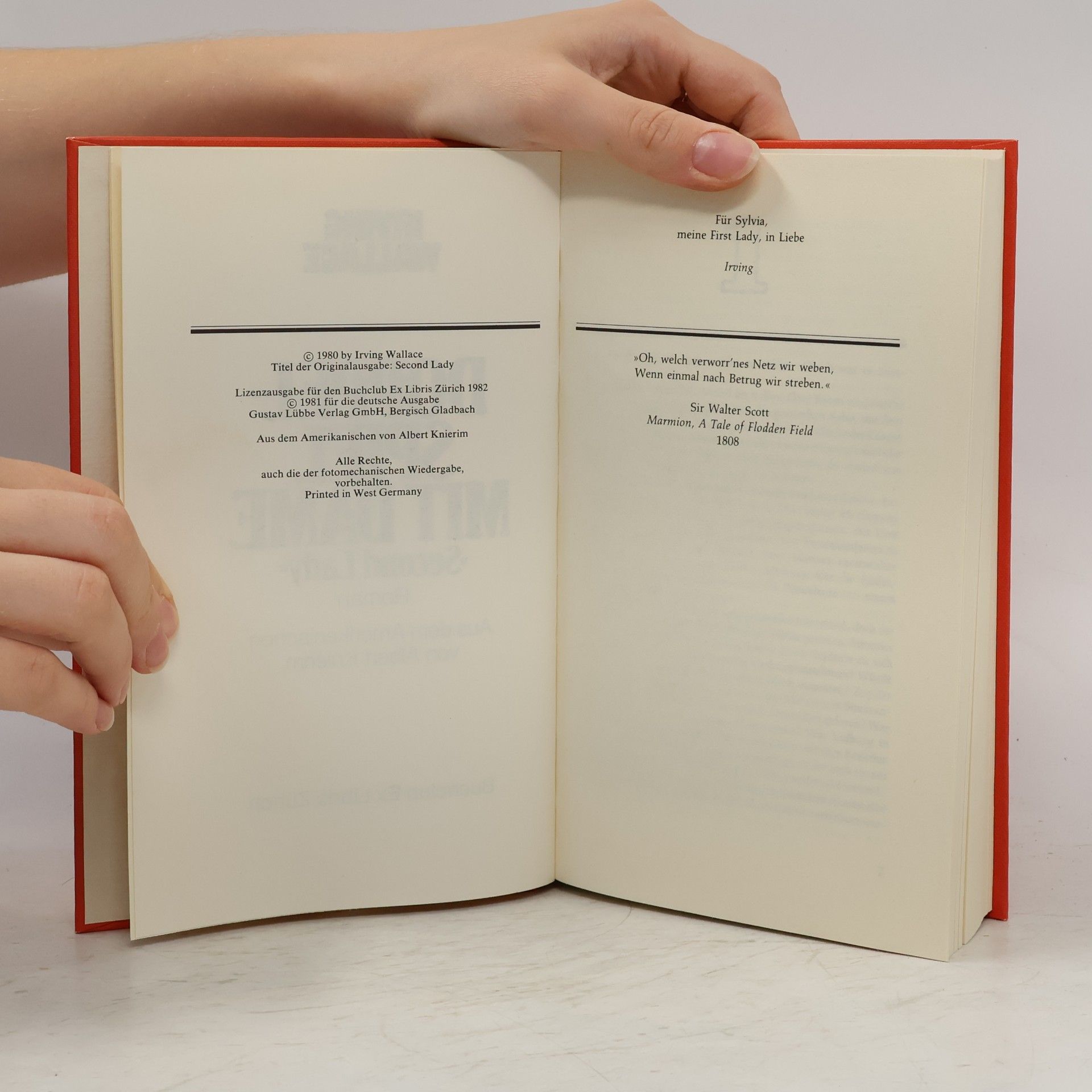 Irving Wallace Doppelspiel mit Dame