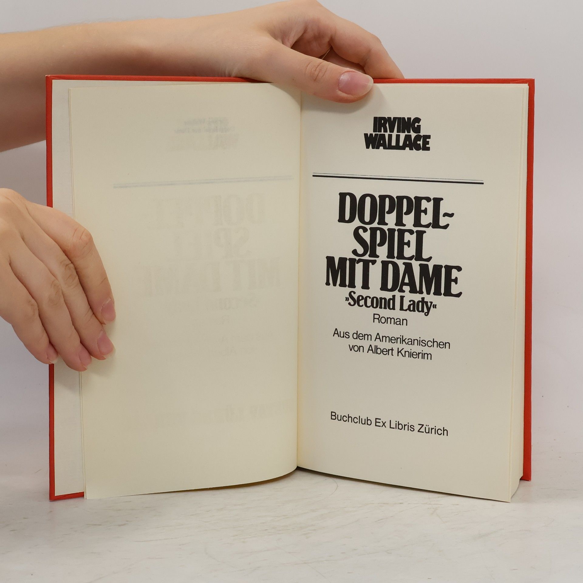 Irving Wallace Doppelspiel mit Dame