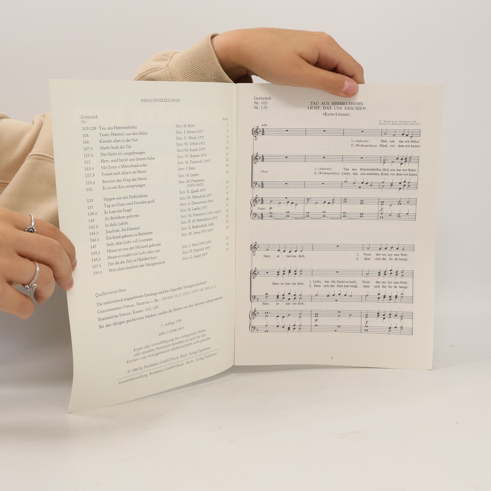 Bischöfliches Institut für Kirchenmusik Mainz Chorsätze zum Gotteslob für gemischte Stimmen / Advent - Weihnachten - Messgesänge