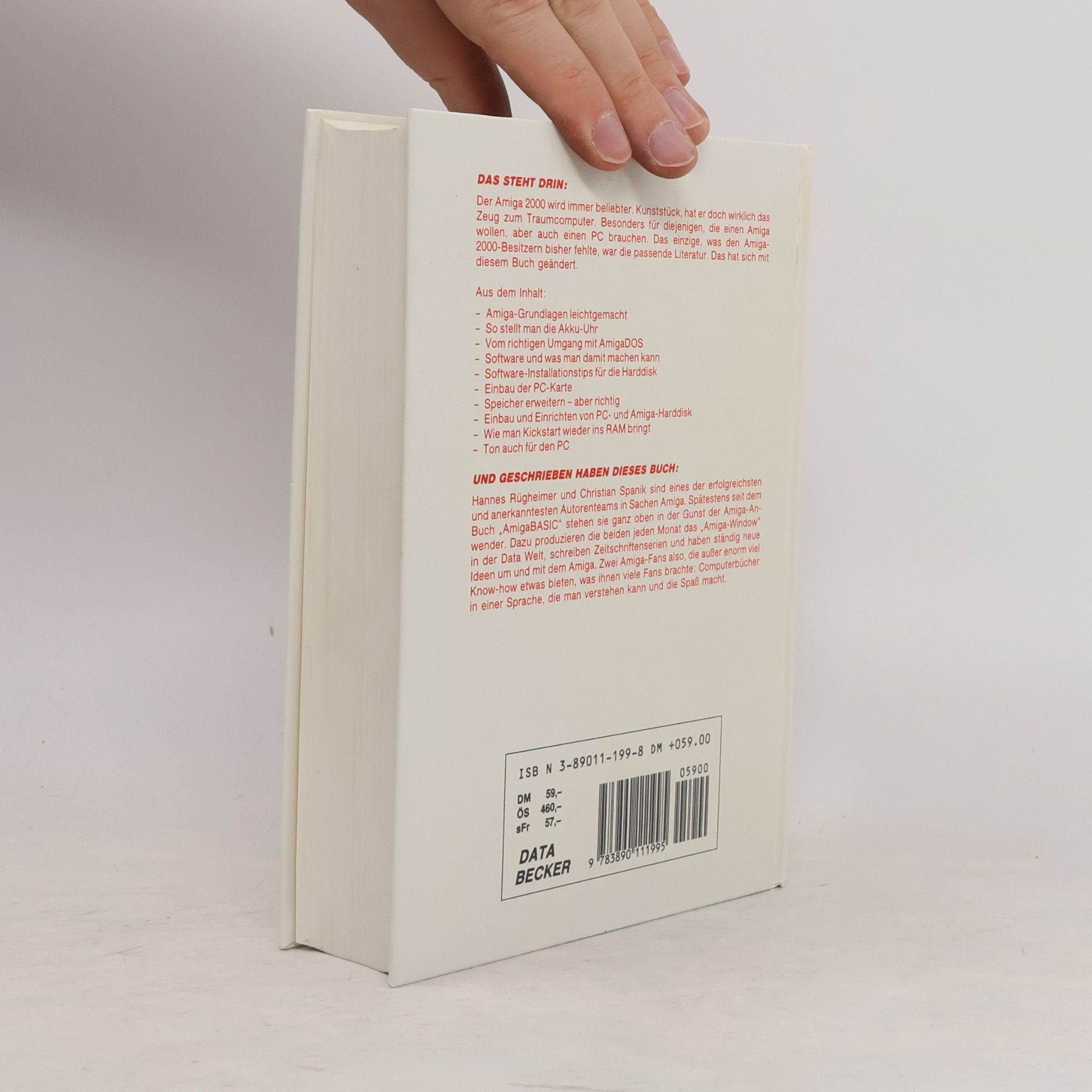 Hannes Rügheimer Das große Amiga-2000-Buch