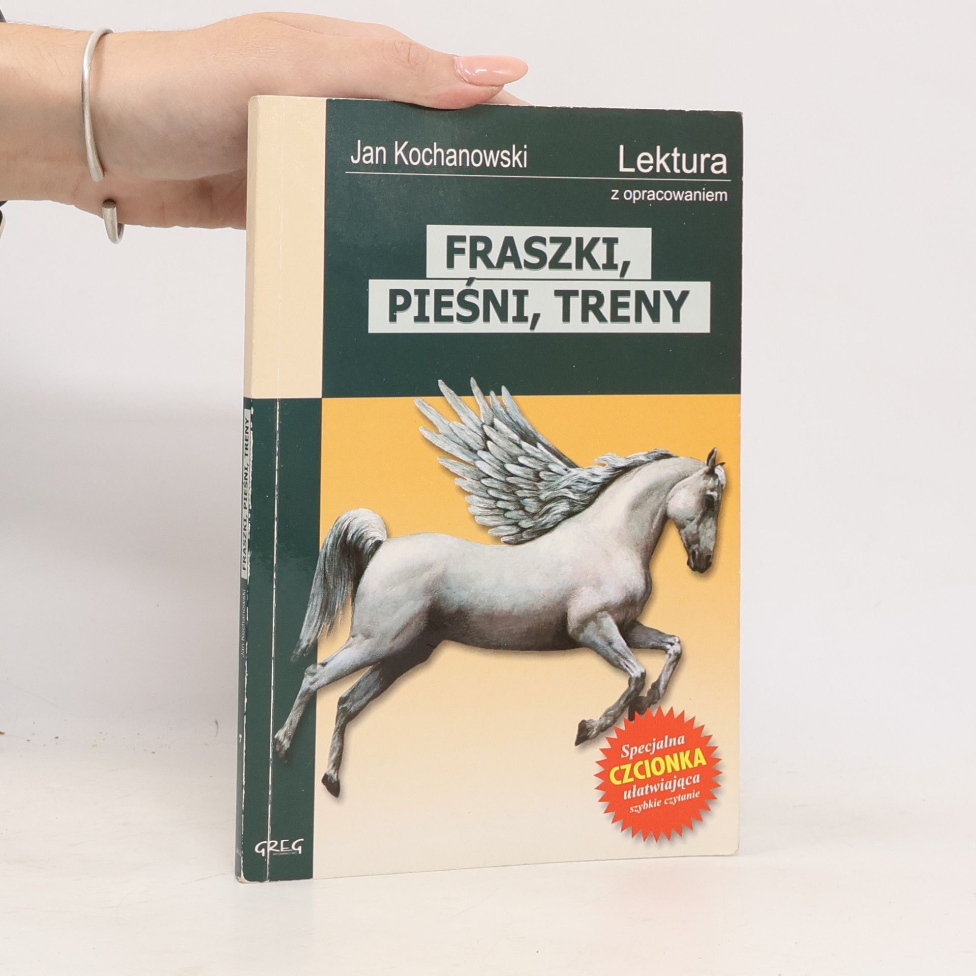 Jan Kochanowski Fraszki, Pieśni, Treny. Lektura z opracowaniem