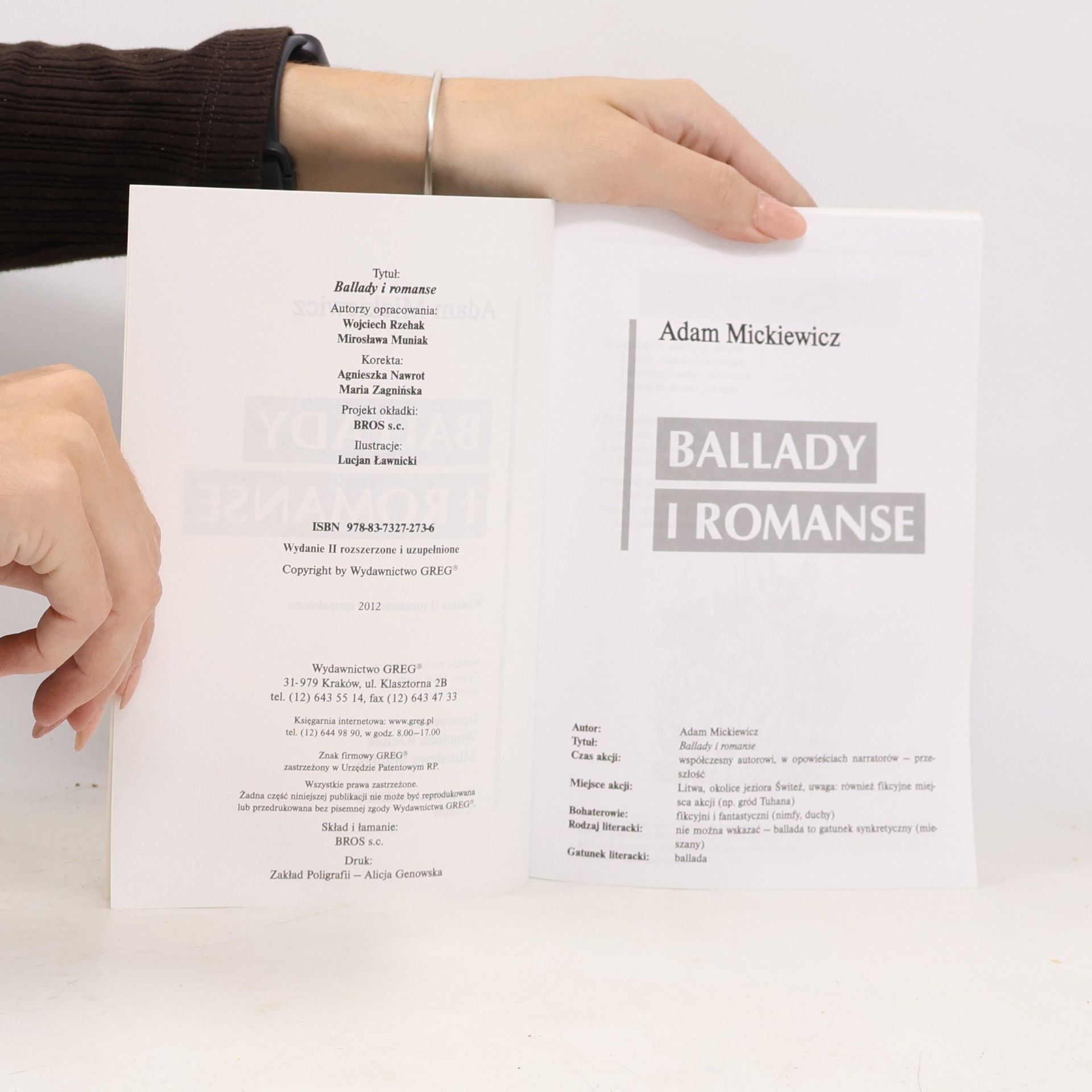 Adam Mickiewicz Ballady i Romanse. Lektura z opracowaniem