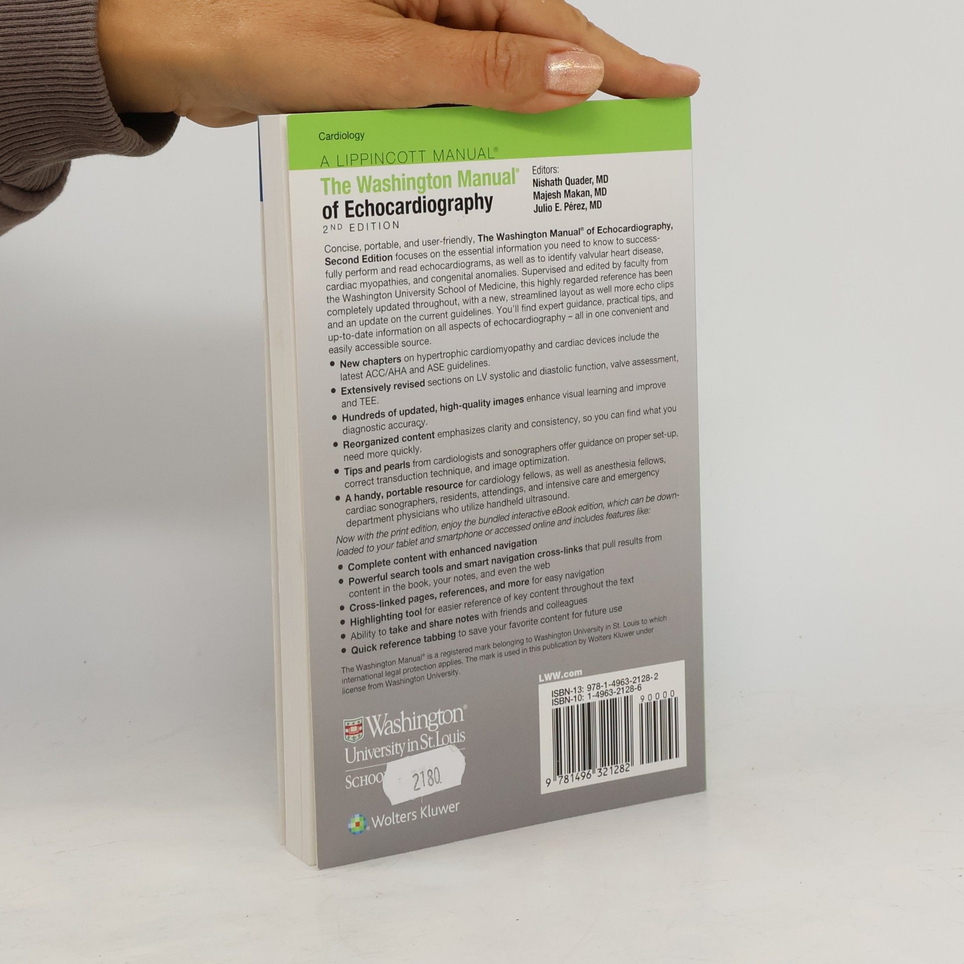 Nishath Quader The Washington Manual of Echocardiography - Second Edition