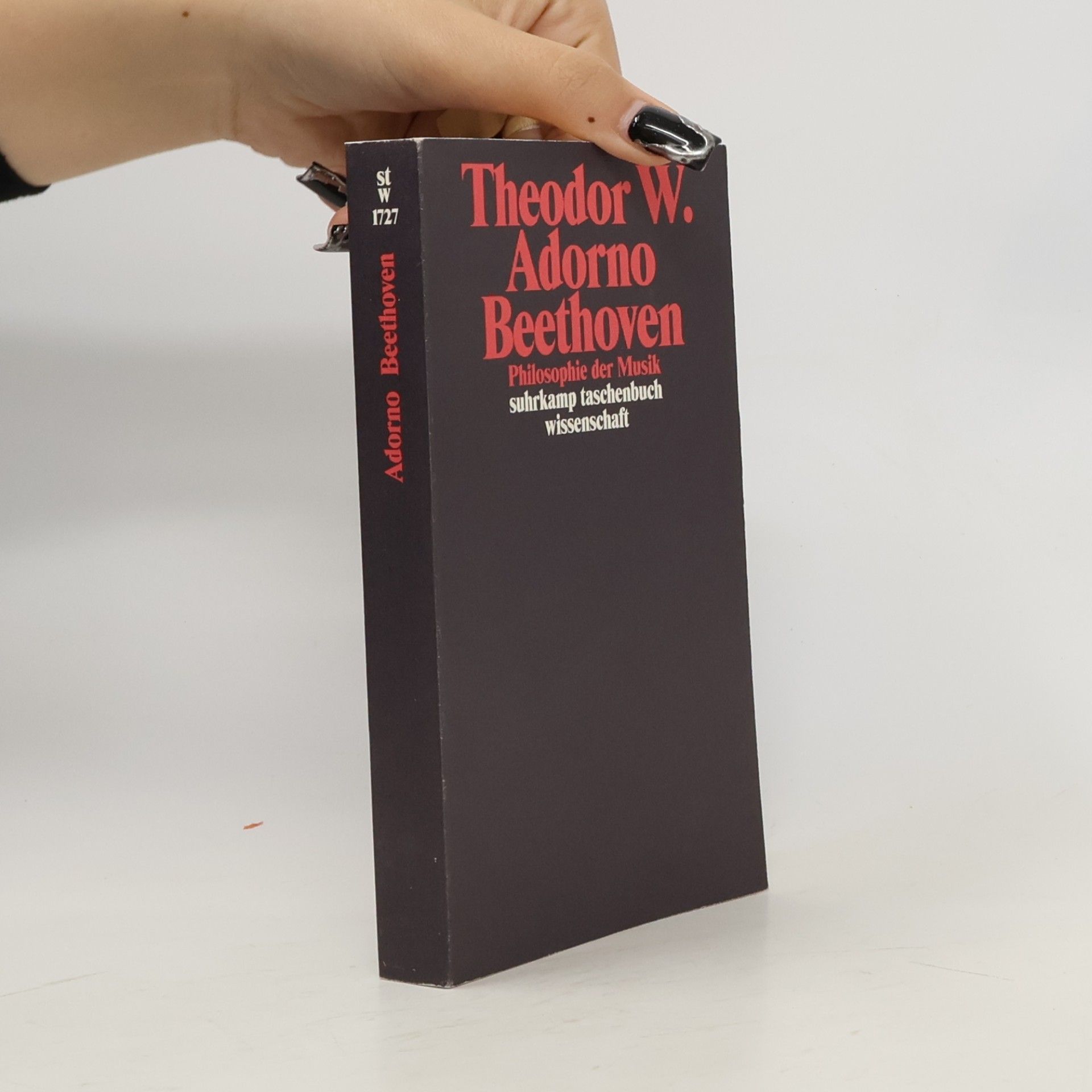 Theodor W. Adorno Beethoven, Philosophie der Musik