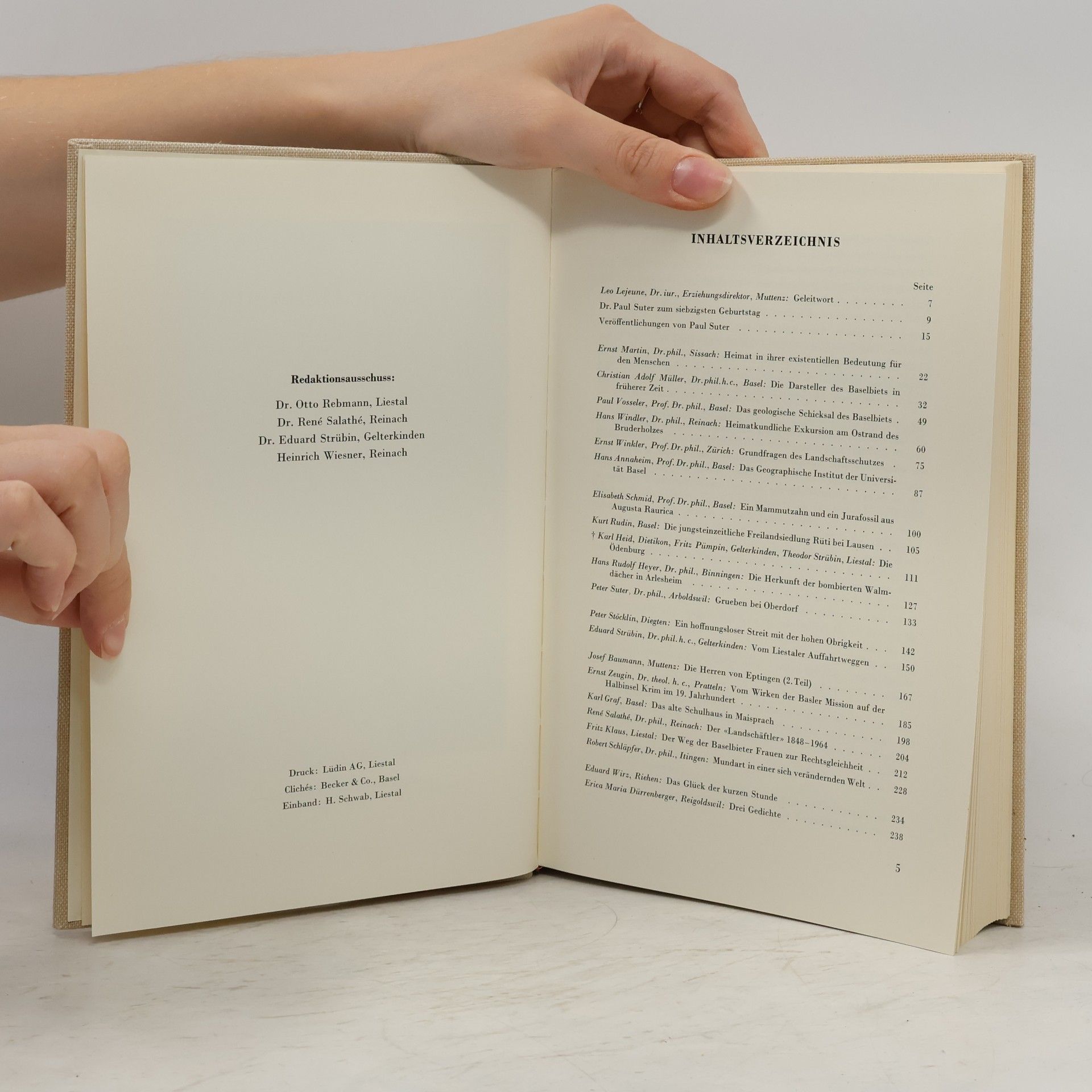 Autorenkollektiv Baselbieter Heimatbuch XI