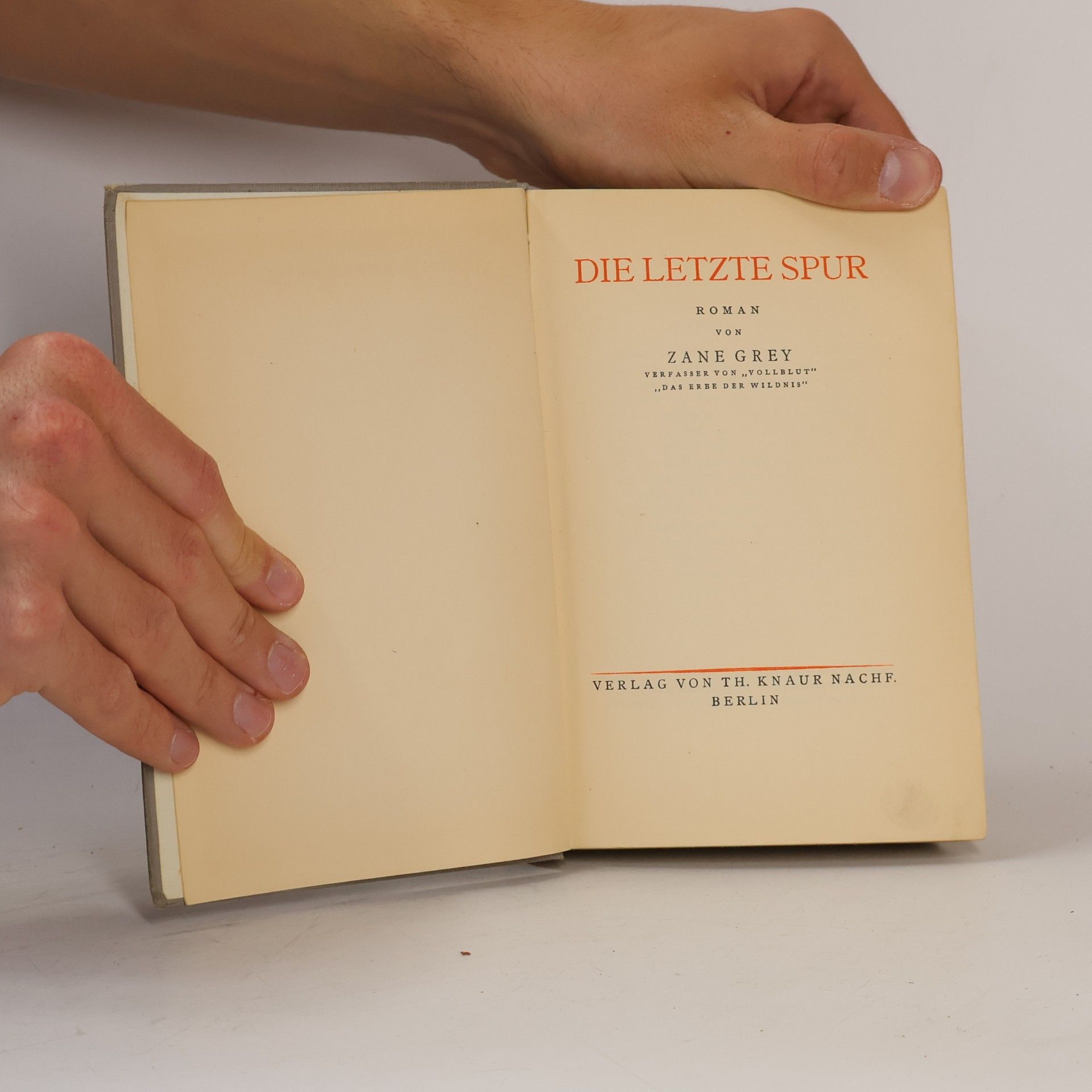 Zane Grey Die letzte Spur
