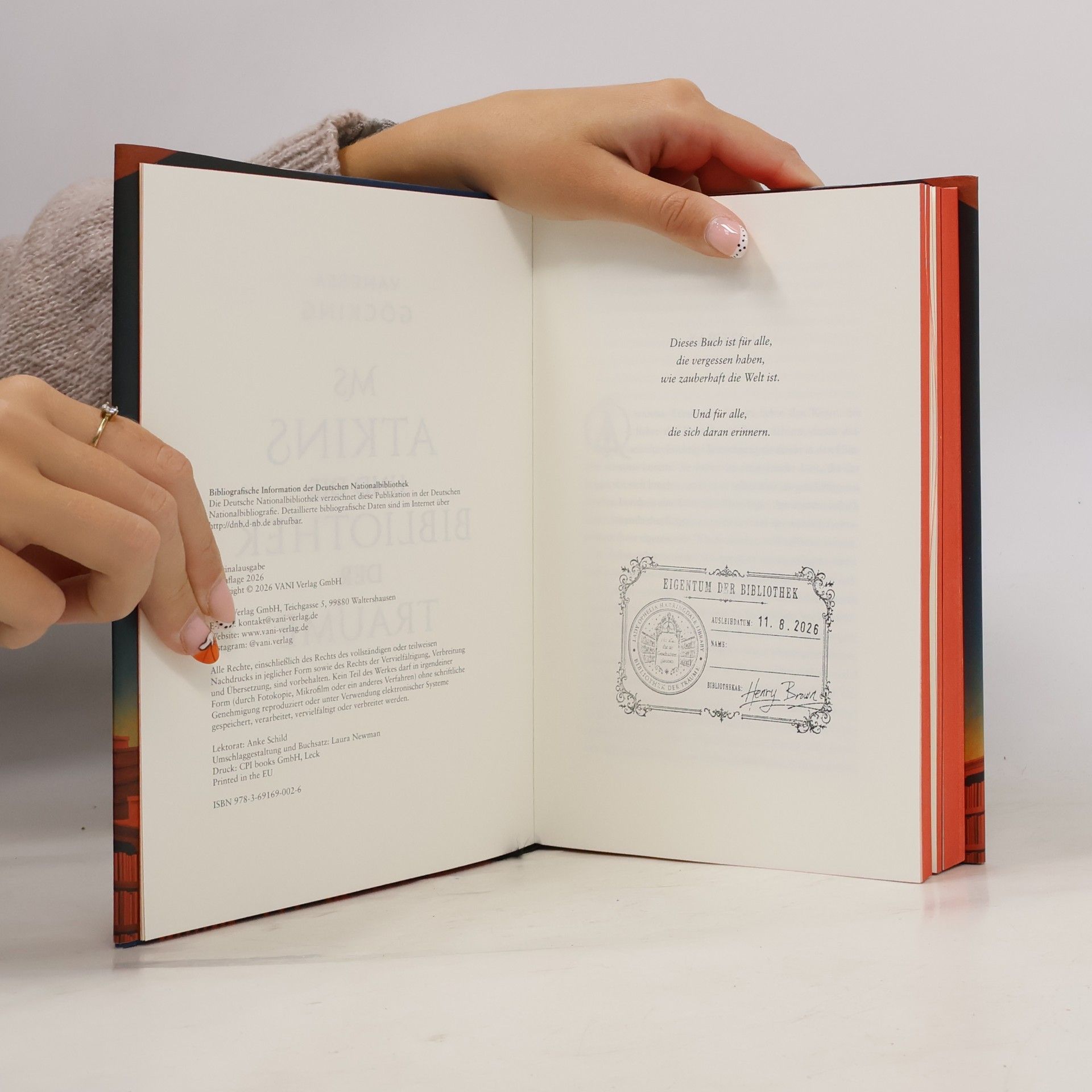 Vanessa Göcking Ms Atkins und die Bibliothek der Träume