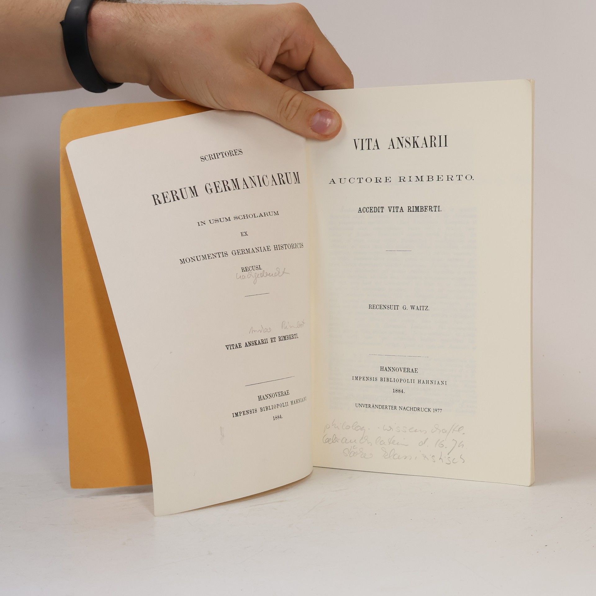 Autorenkollektiv Scriptores rerum Germanicarum in usum scholarum ex Monumentis Germaniae historicis