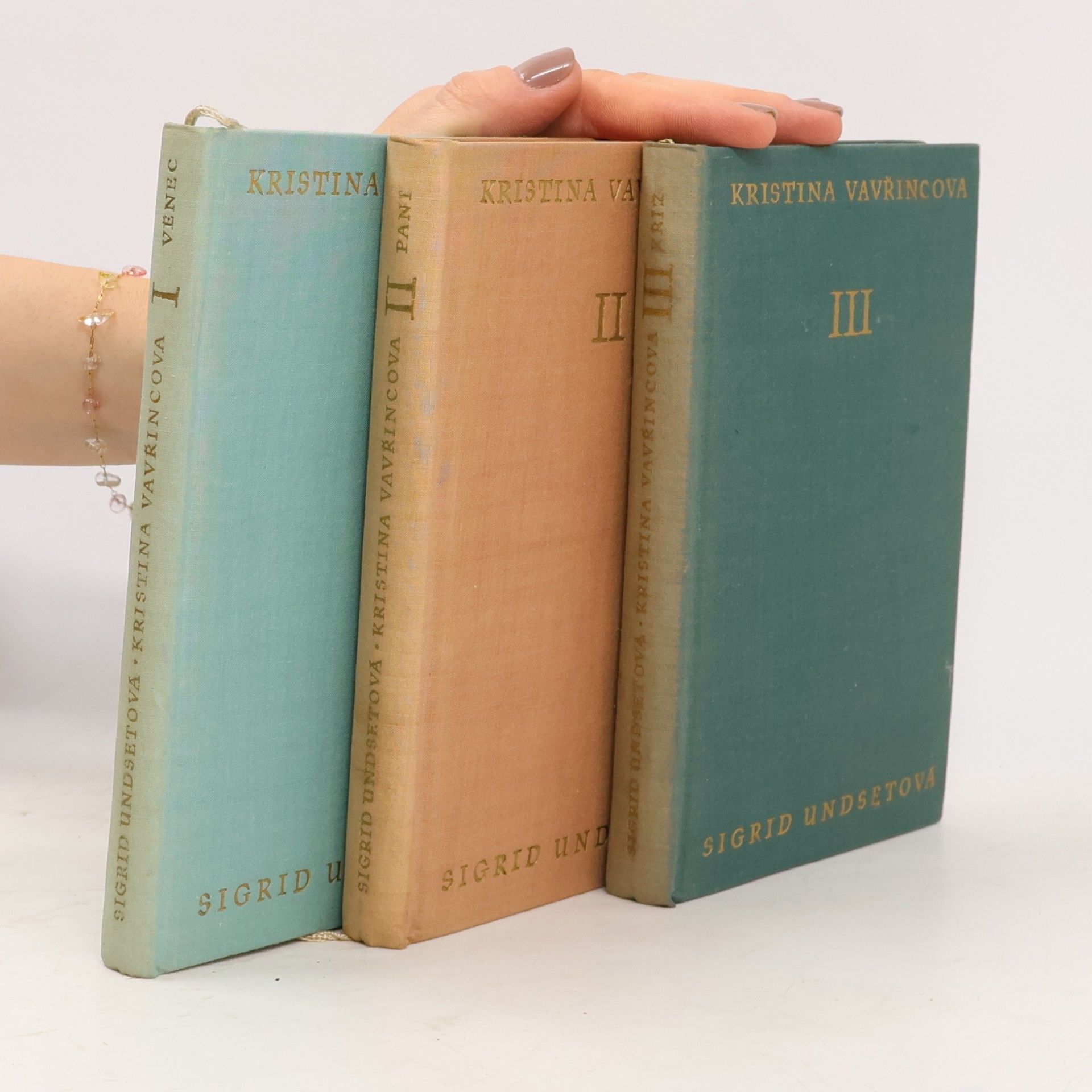 Sigrid Undset Kristina Vavřincová I.-III. díl