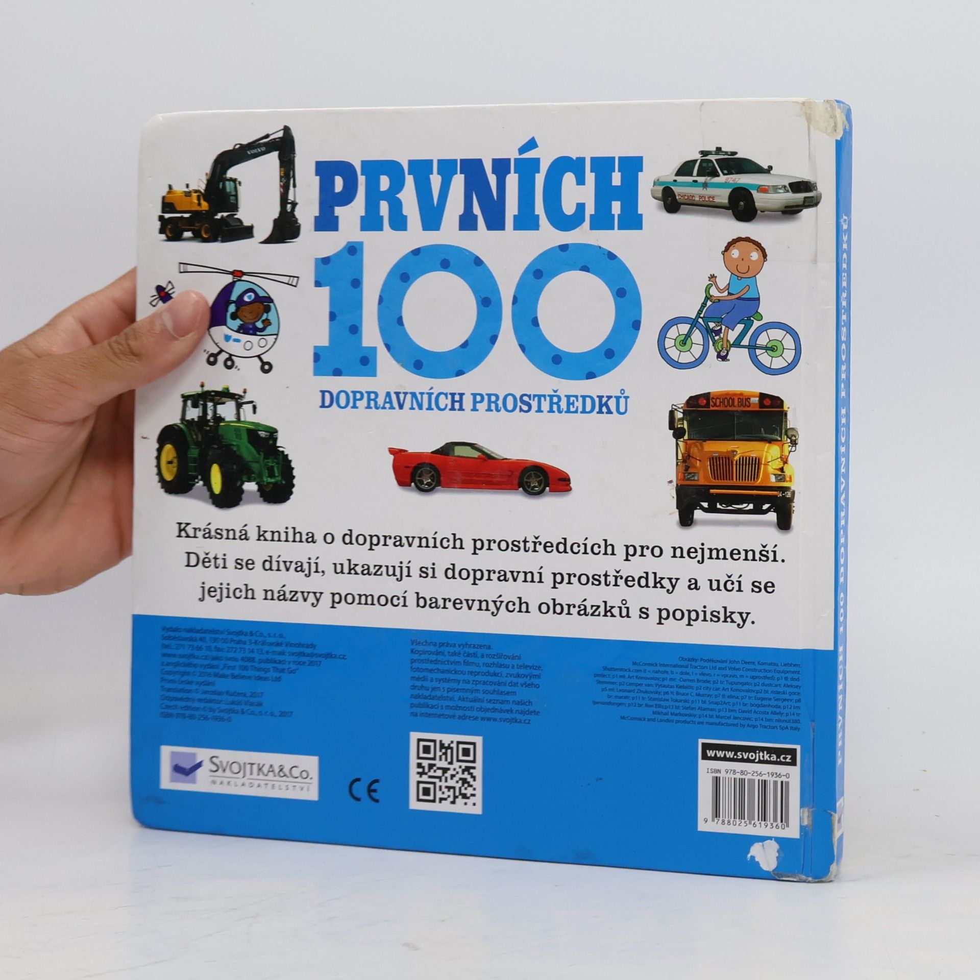 Collectif d'auteurs Prvních 100 dopravních prostředků (čtverec)