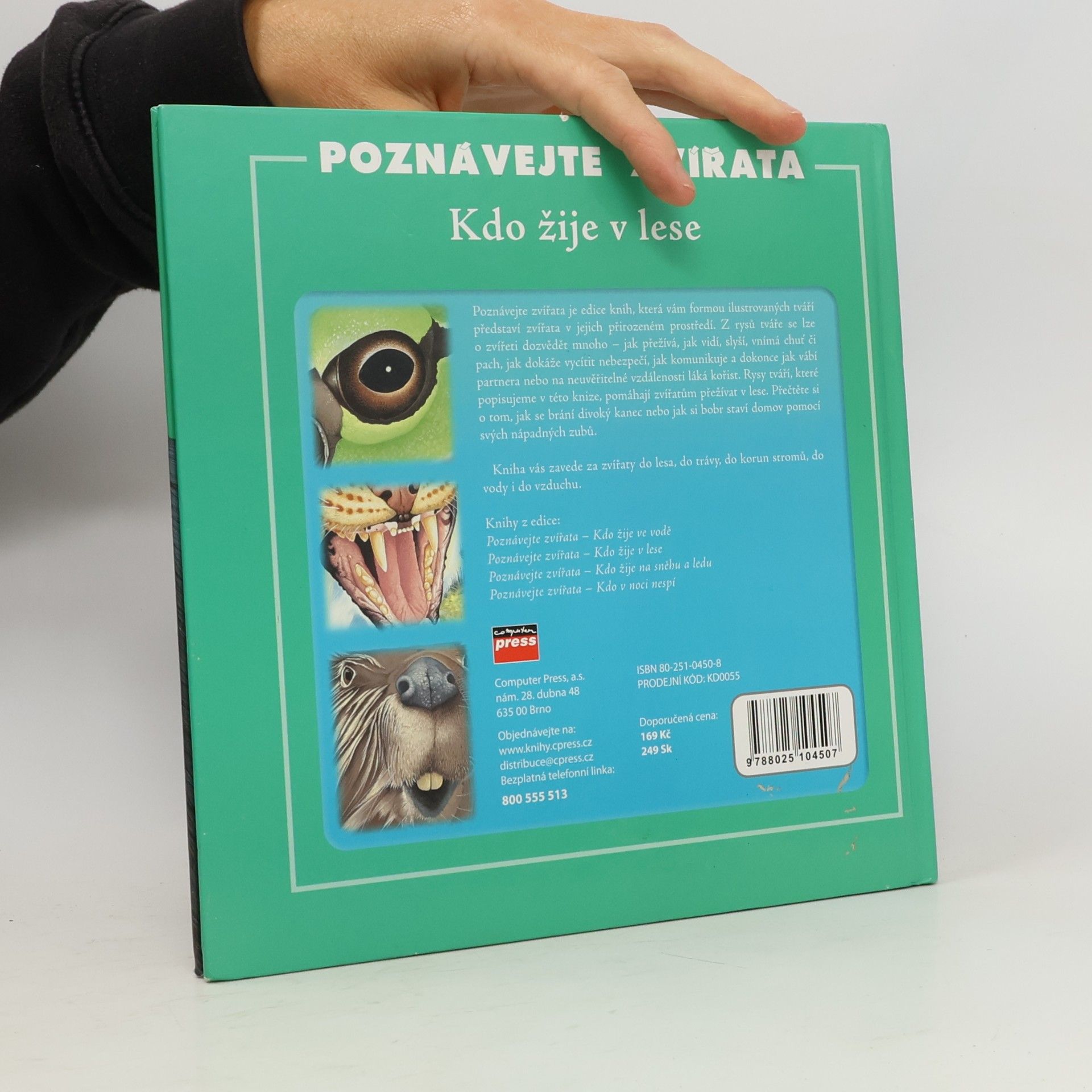 Hannah Kate Sackett Poznávejte zvířata. Kdo žije v lese.