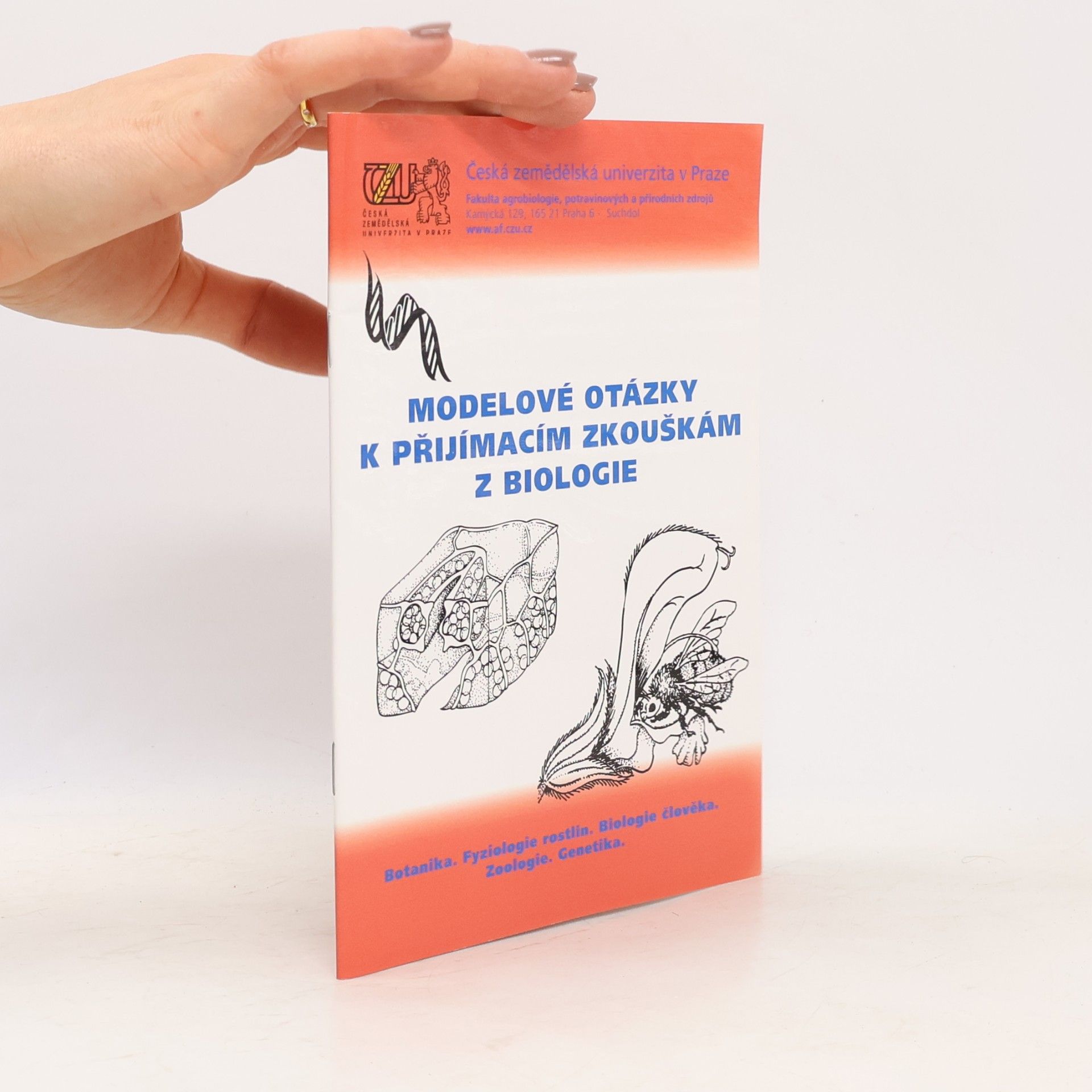 Collectif d'auteurs Modelové otázky k přijímacím zkouškám z biologie