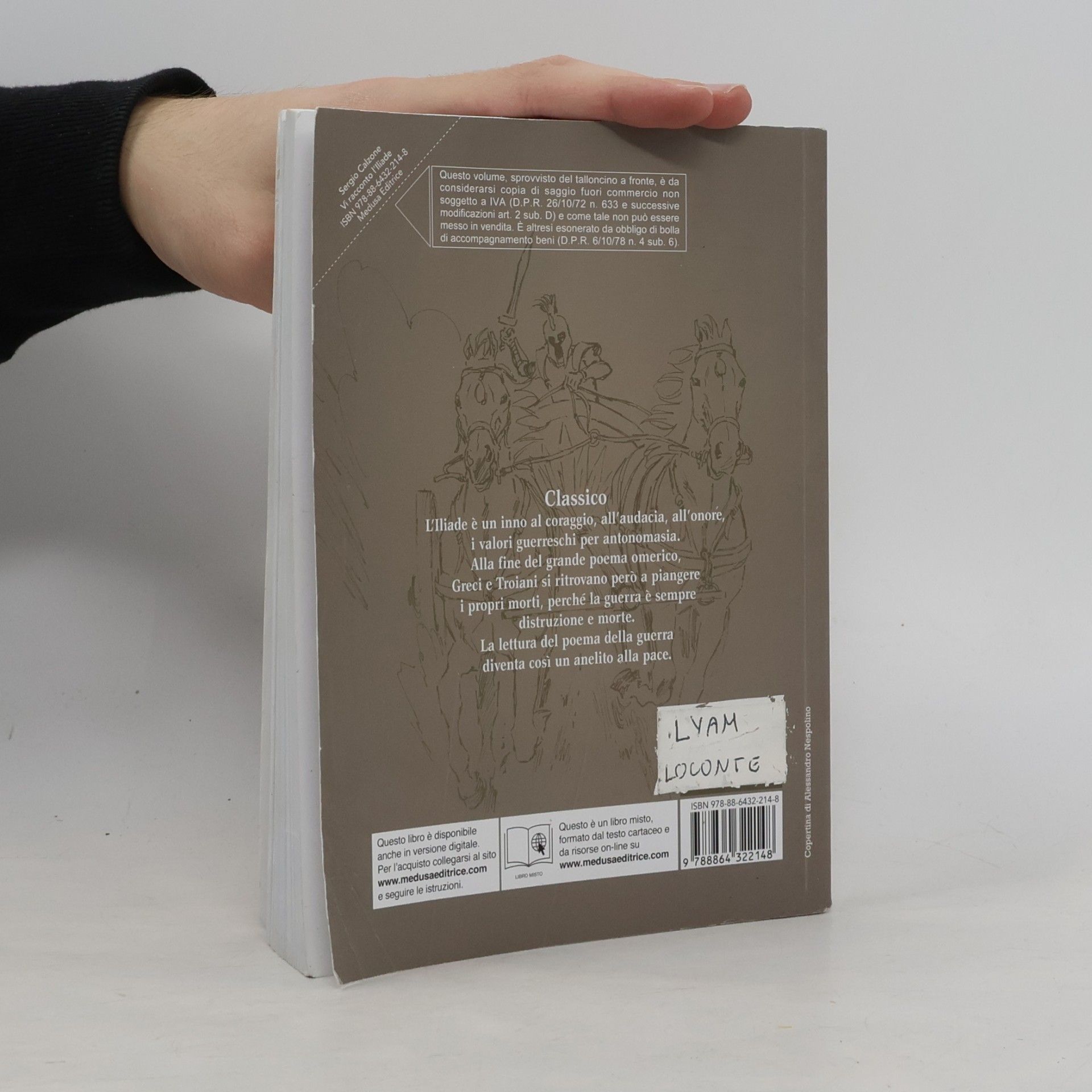 Sergio Calzone Vi racconto l'Iliade. Con e-book. Con espansione online