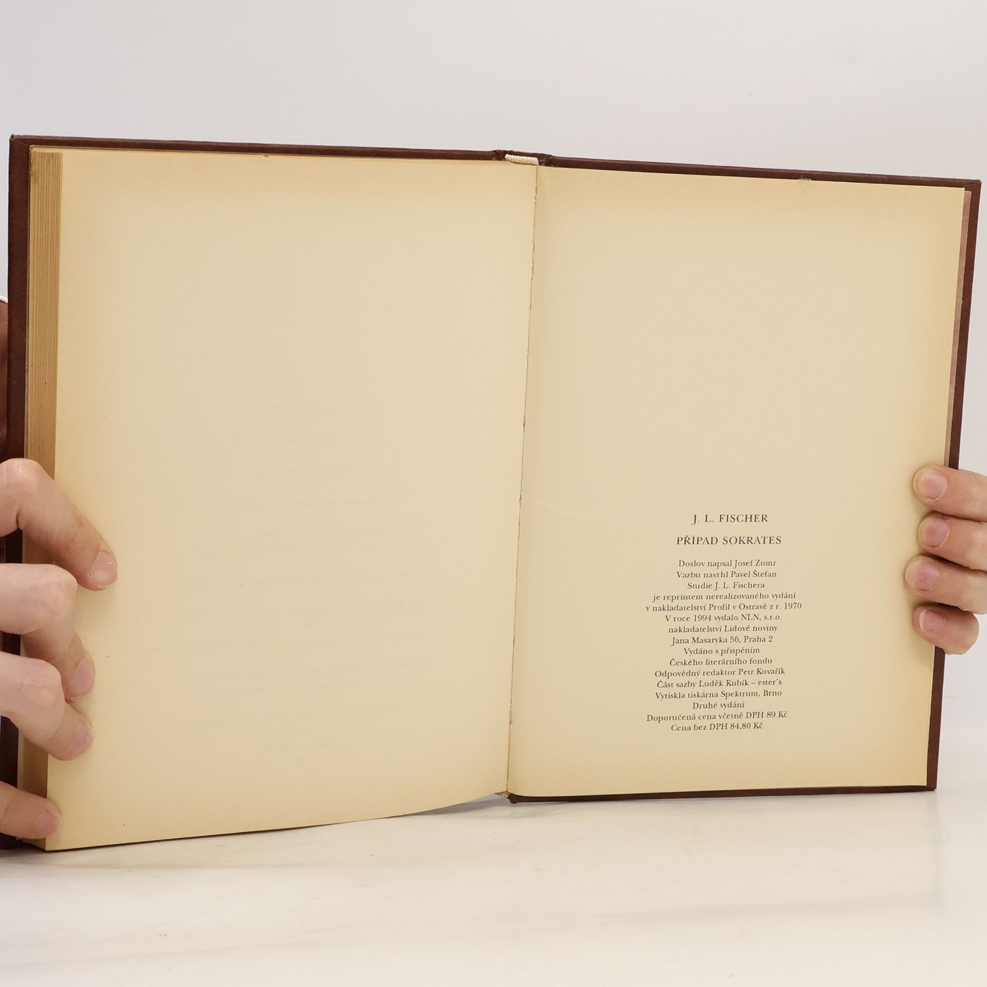 Josef Ludvik Fischer Případ Sokrates