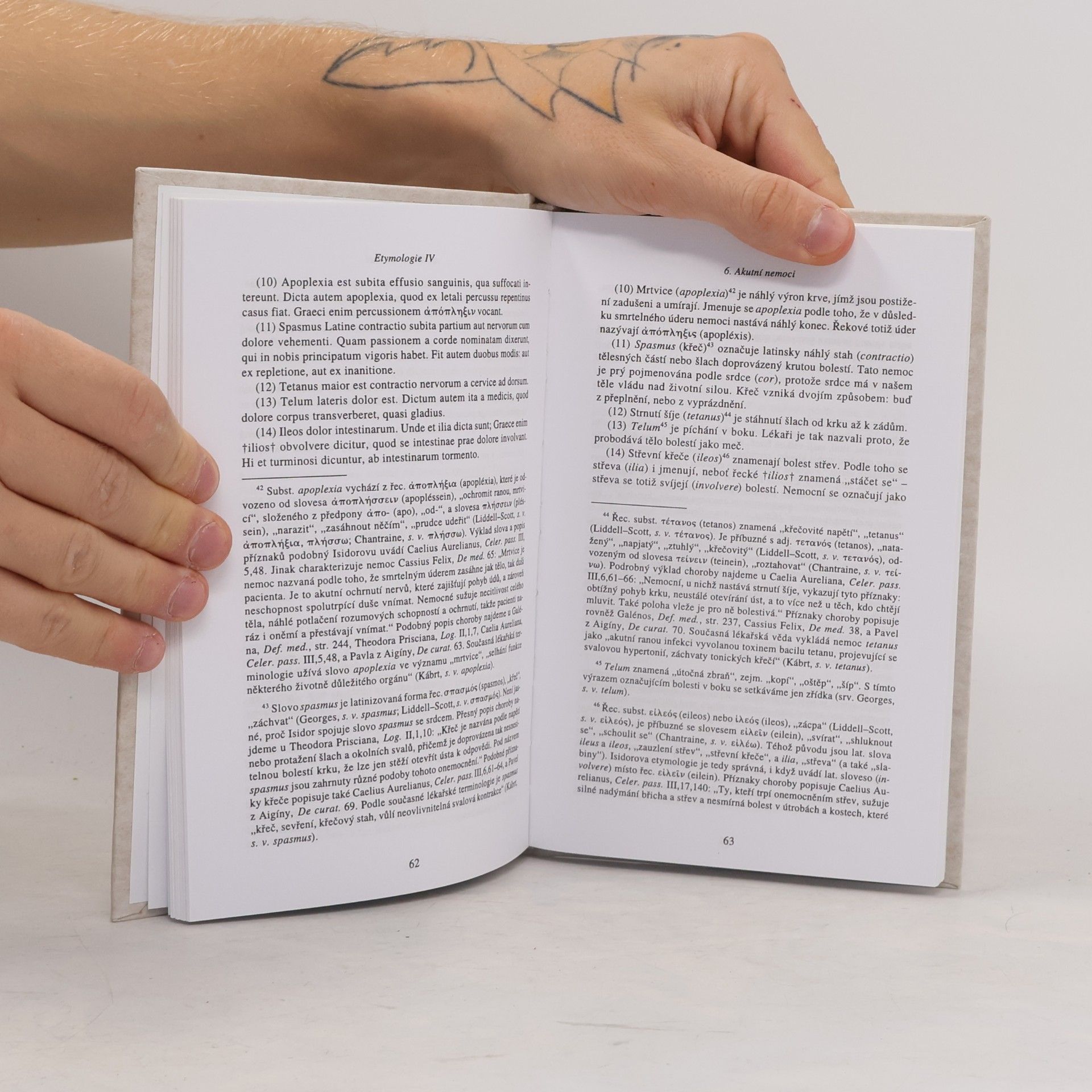 Isidor ze Sevilly Etymologie IV / Etymologiae IV