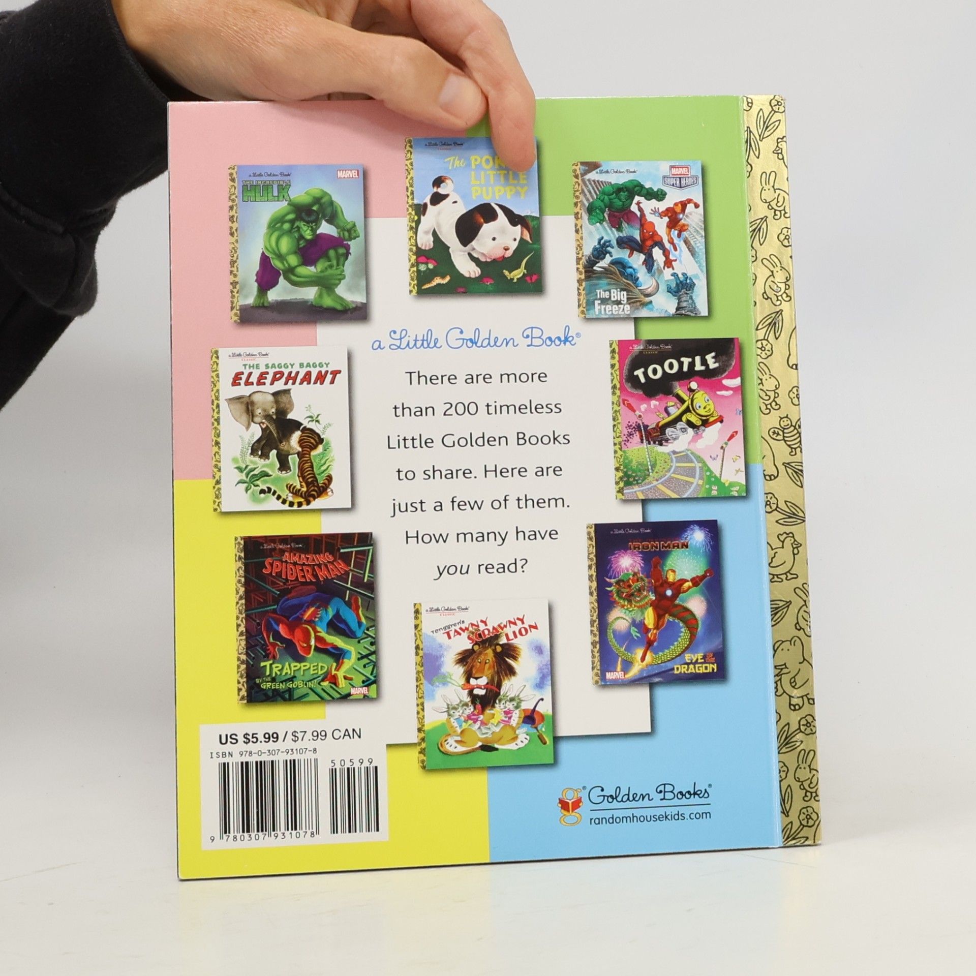 Frank Berrios Little Golden Book: The Amazing Spider-Man