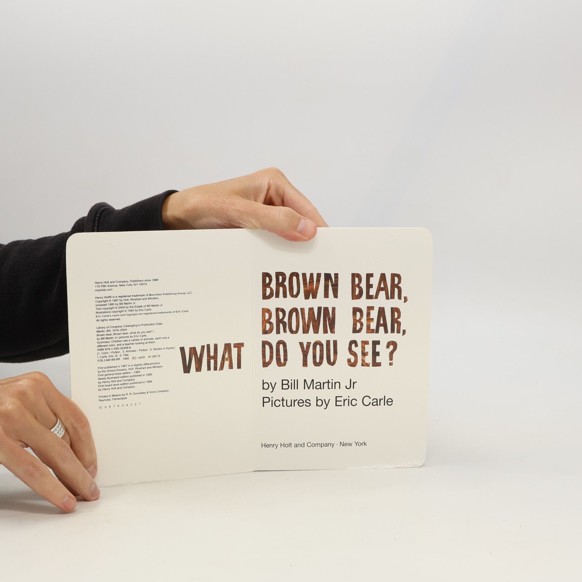 Bill Martin Jr. Brown Bear, Brown Bear, What Do You See?