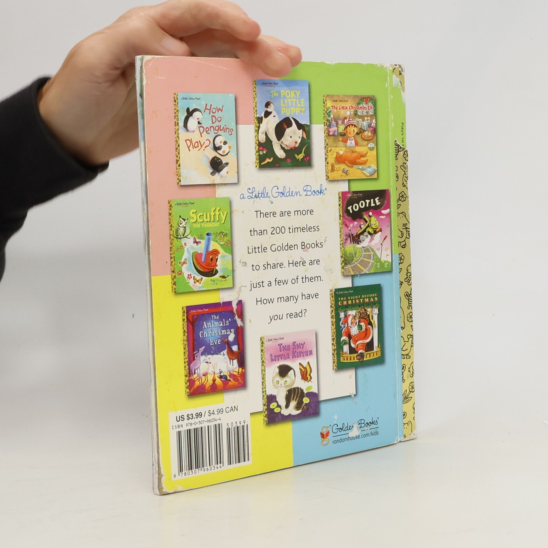 Jean Chandler Little Golden Book: The Poky Little Puppy's First Christmas
