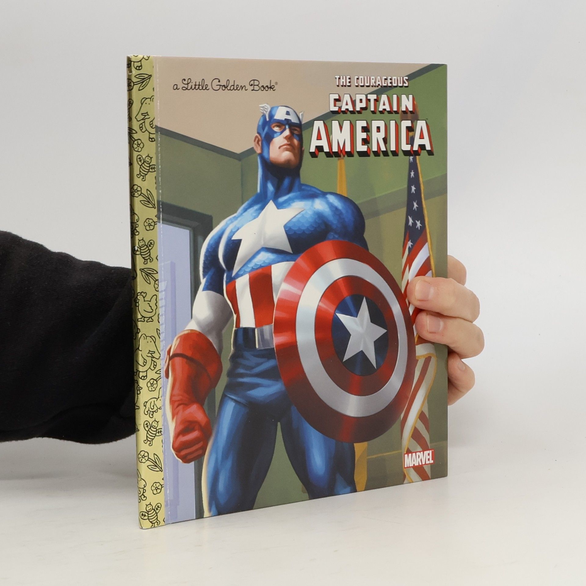 Scott McLeod Little Golden Book: The Courageous Captain America