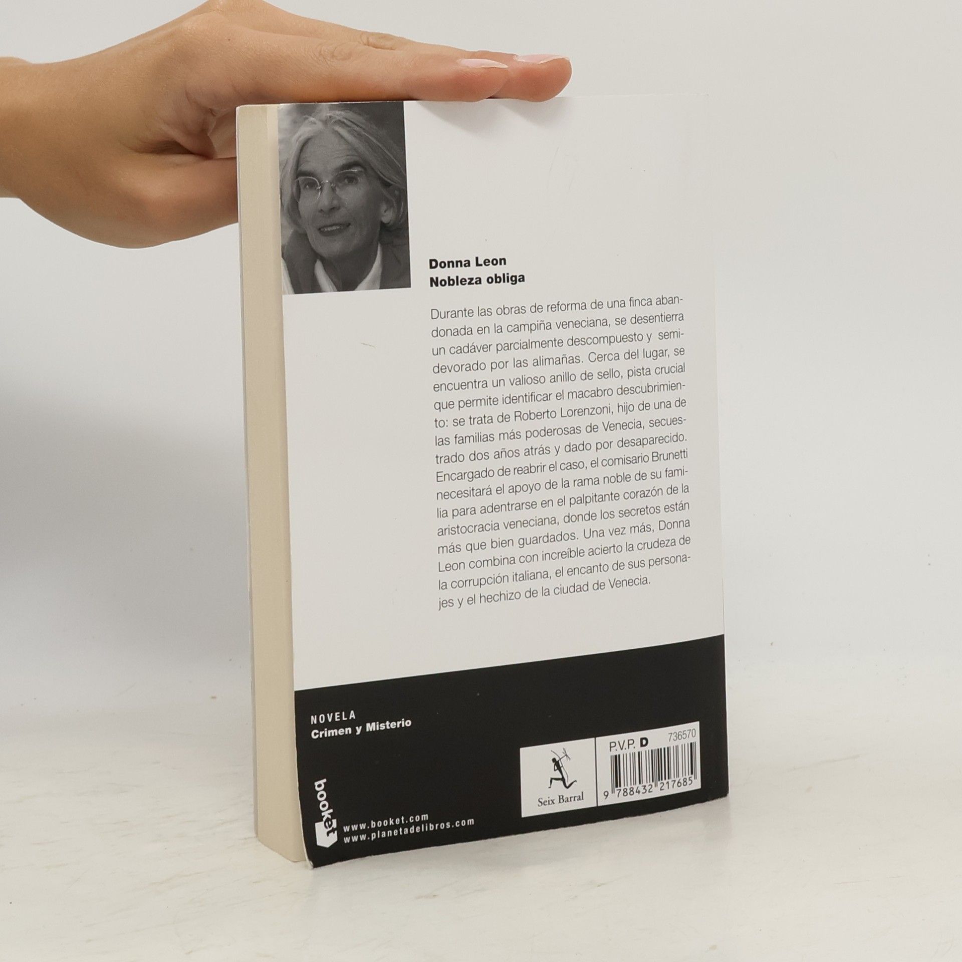 Donna Leon Serie Comisario Brunetti - 17: Nobleza obliga