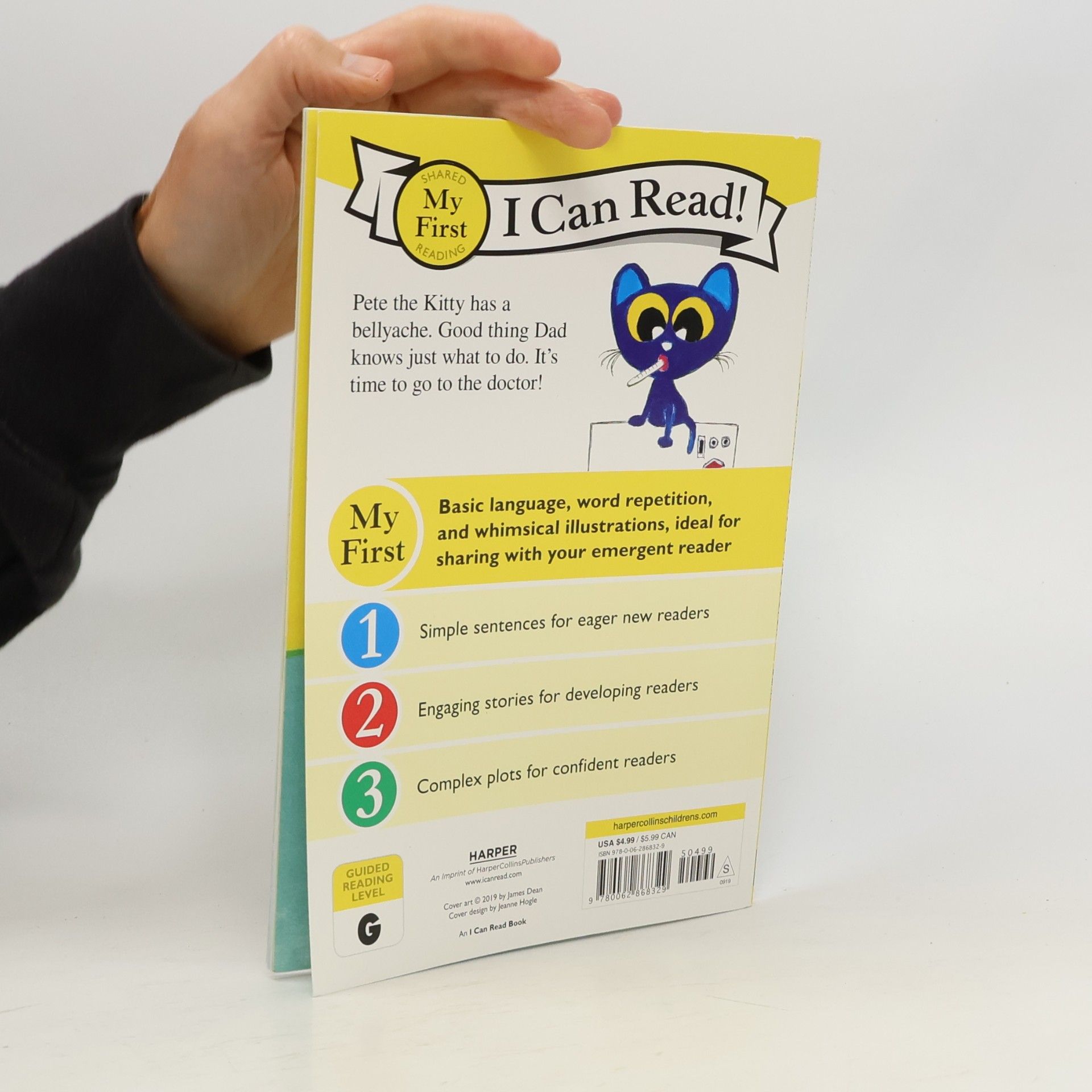 James Dean I Can Read!: Pete the Kitty Goes to the Doctor