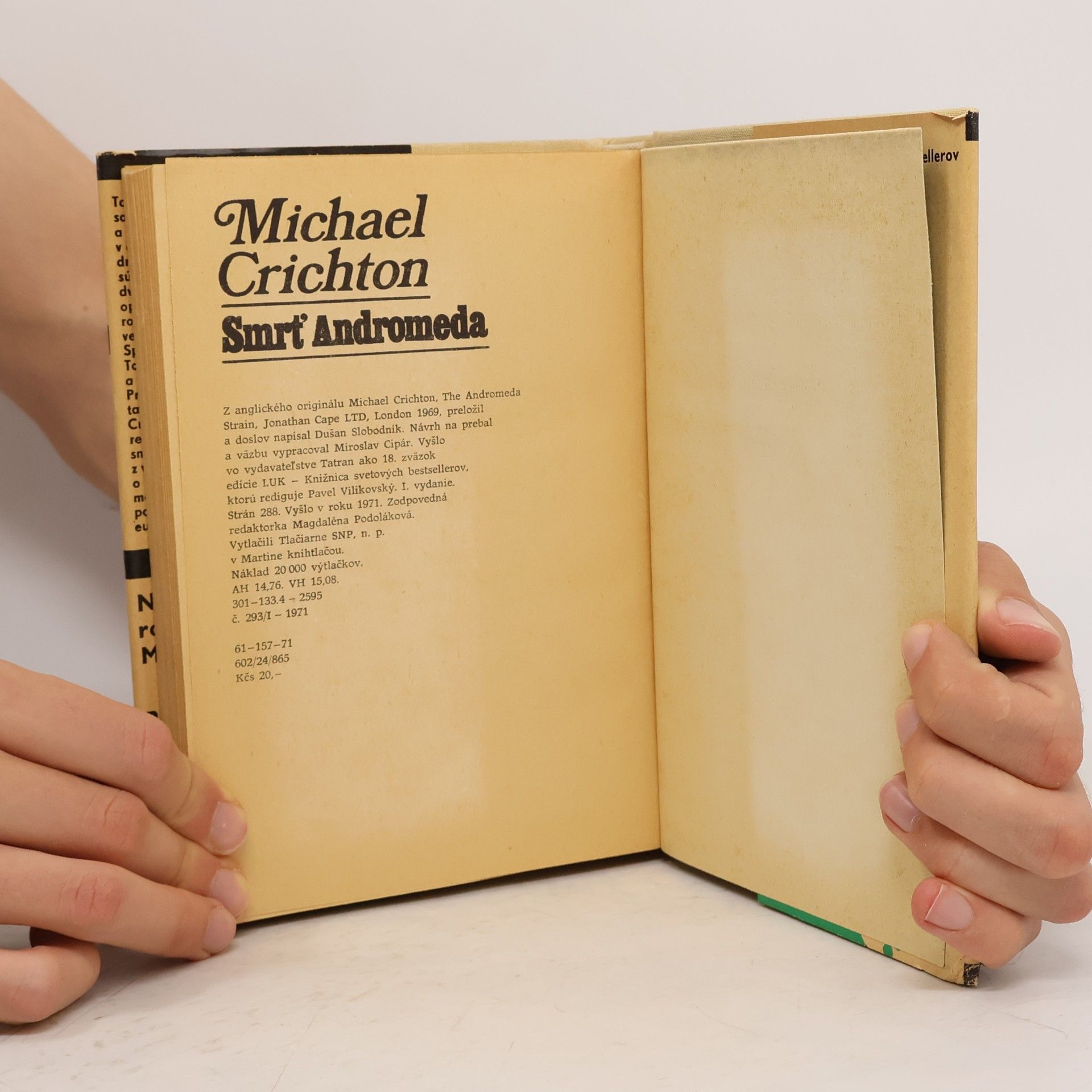 Michael Crichton Smrť Andromeda