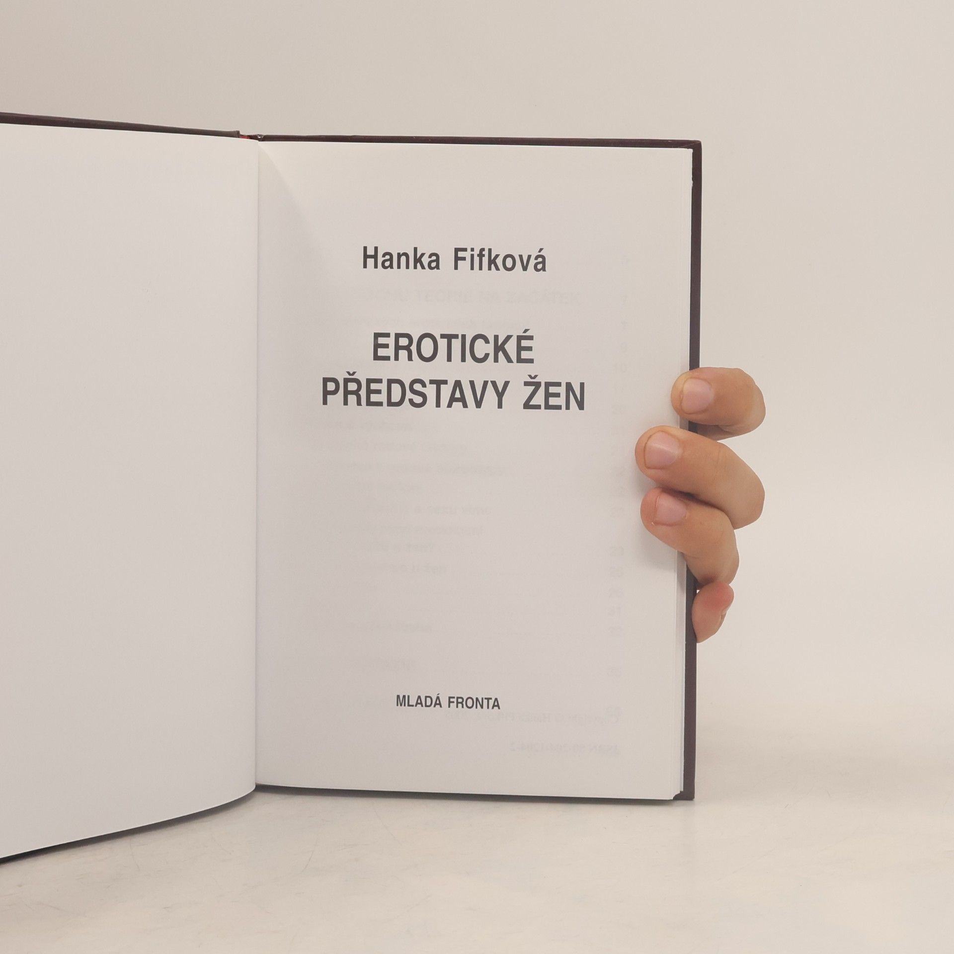 Hanka Fifková Erotické představy žen
