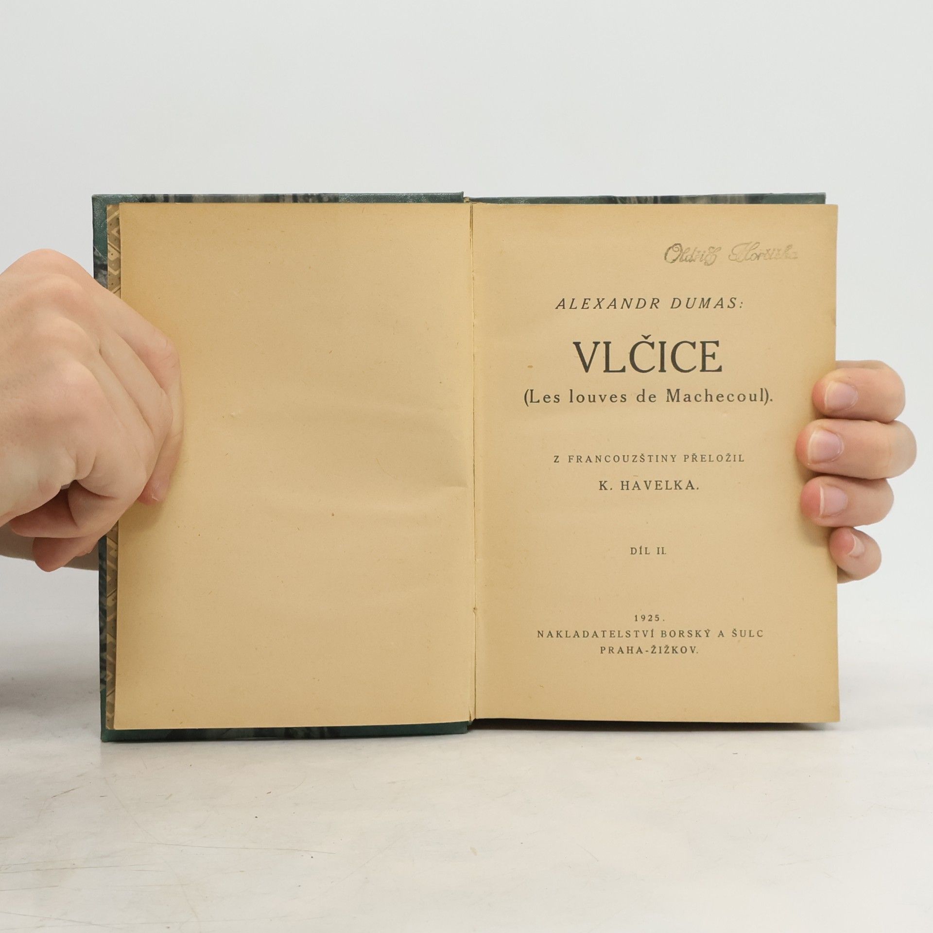 Alexandre Dumas Vlčice II.