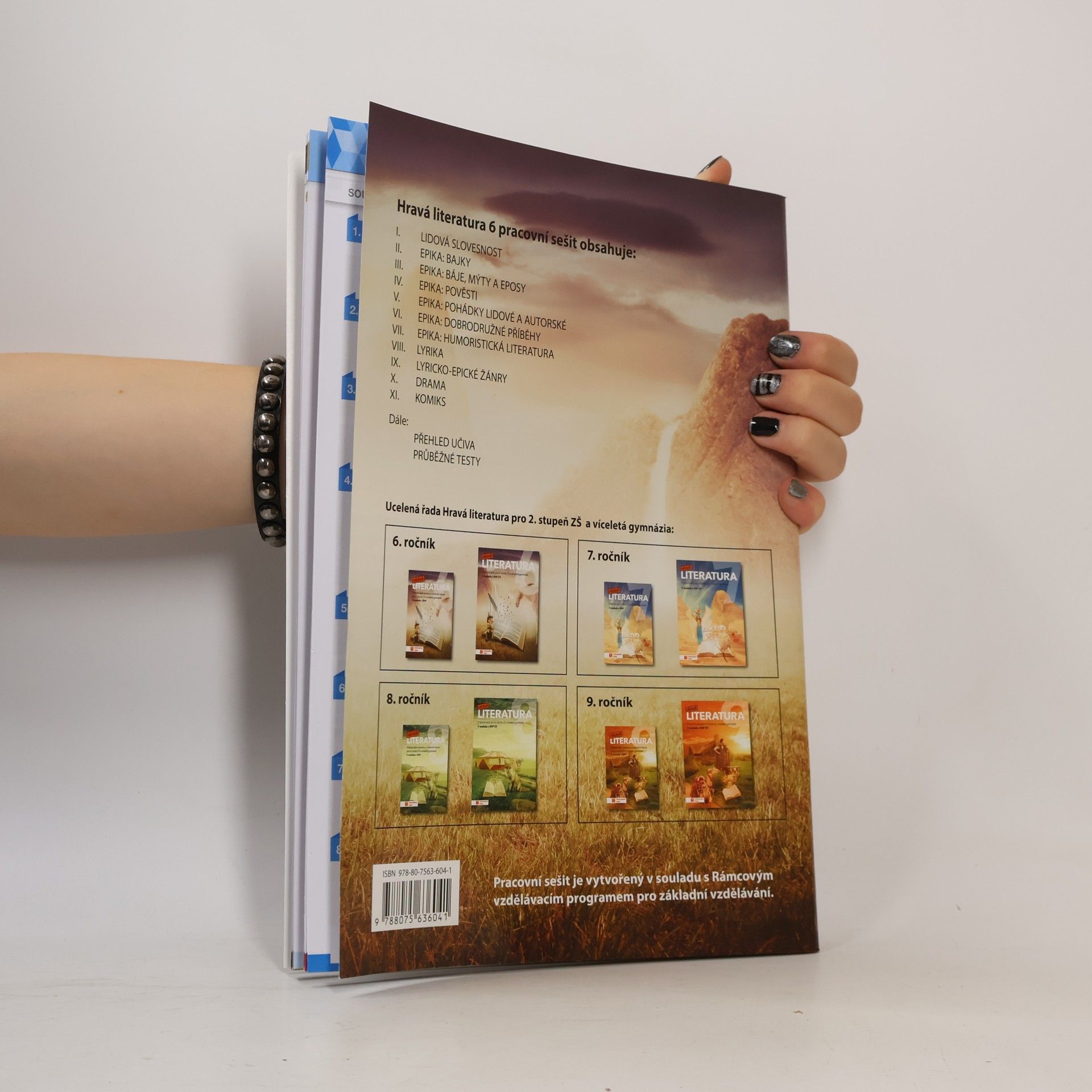 kolektiv Hravá literatura. Pracovní sešit pro 6. ročník ZŠ a víceletá gymnázia