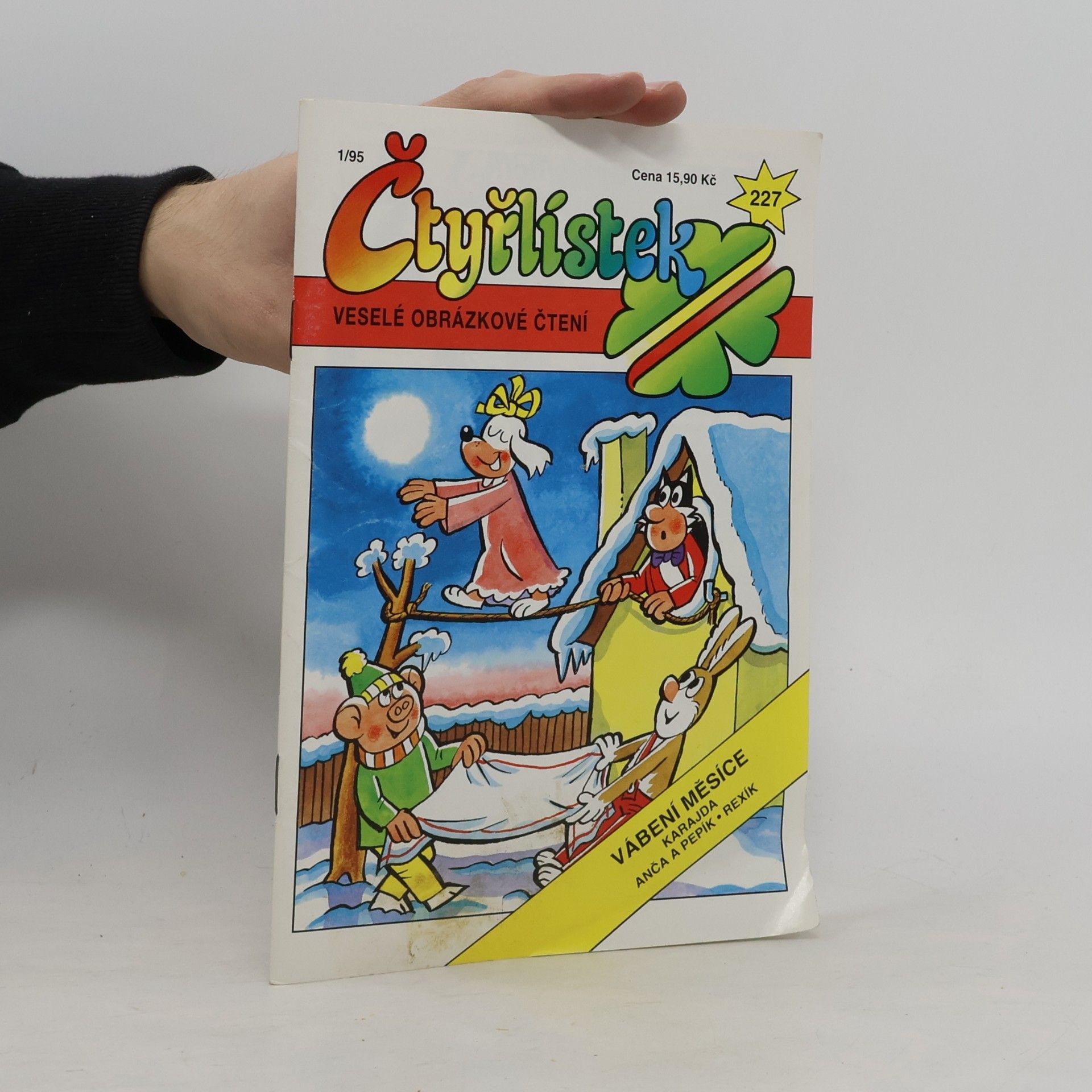 Kolektiv autorů Čtyřlístek 227, 1/1995. Vábení měsíce