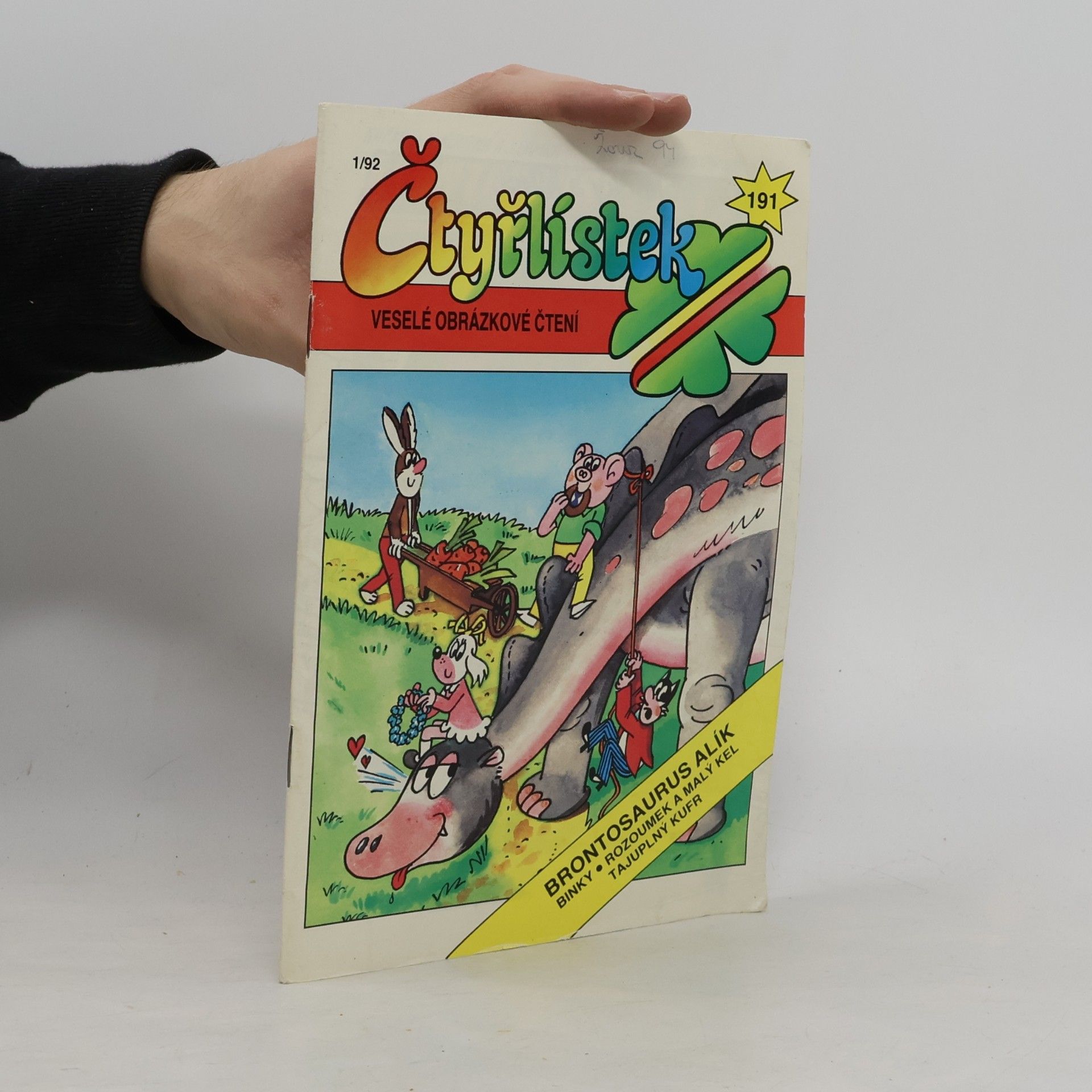 kolektiv Čtyřlístek 191, 1/1992. Brontosaurus Alík