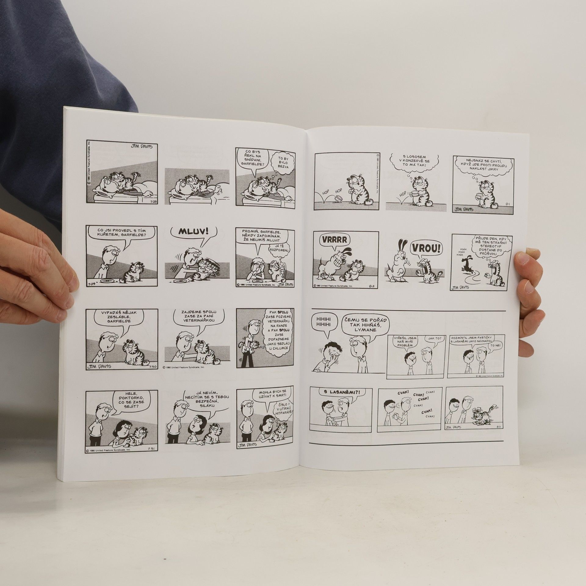Jim Davis Garfield váží slova