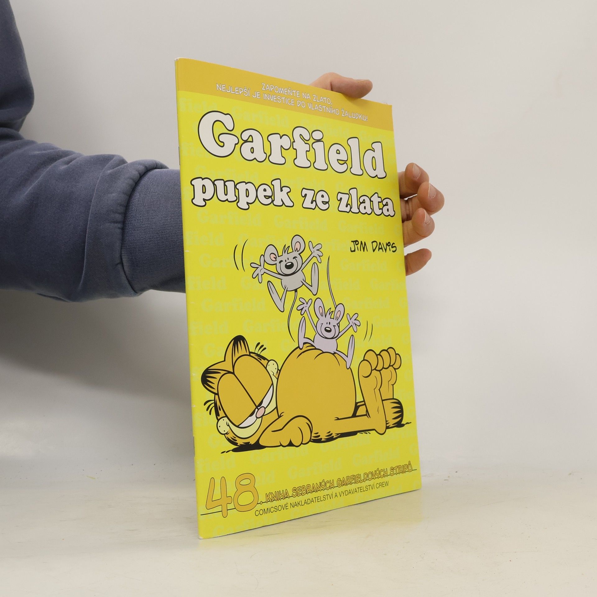 Jim Davis Garfield - pupek ze zlata