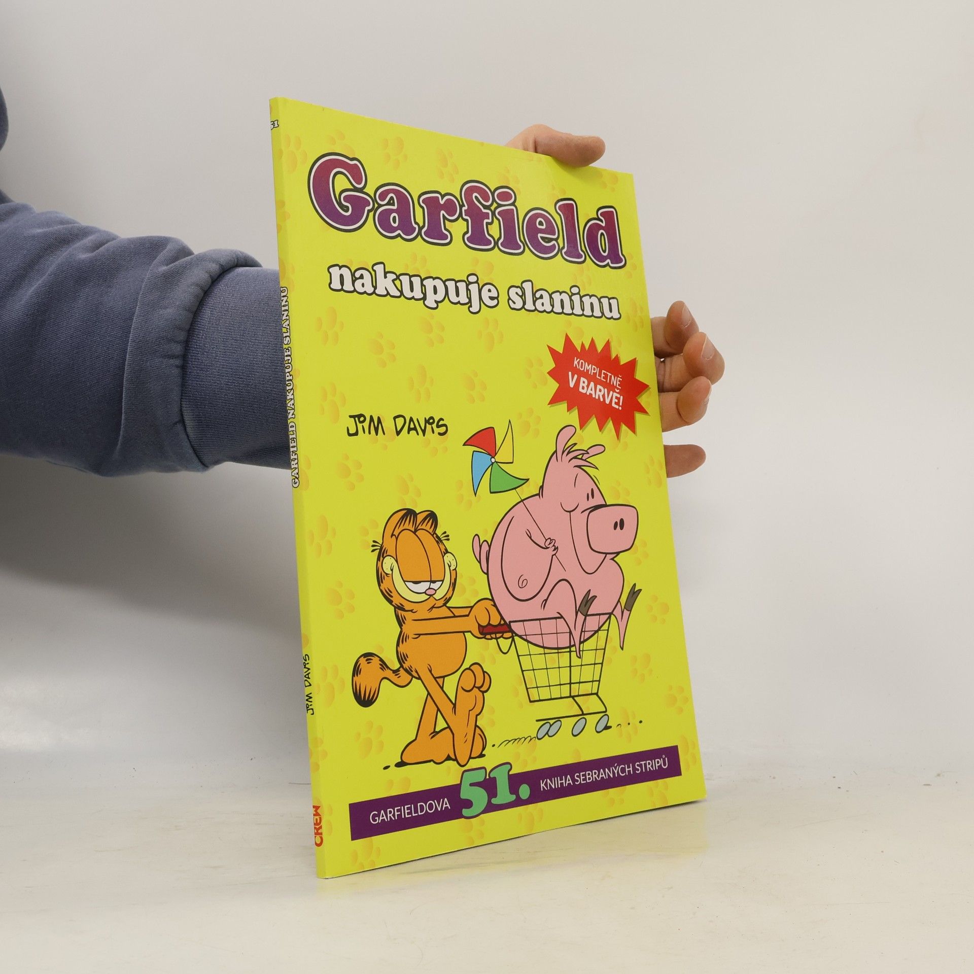 Jim Davis Garfield nakupuje slaninu