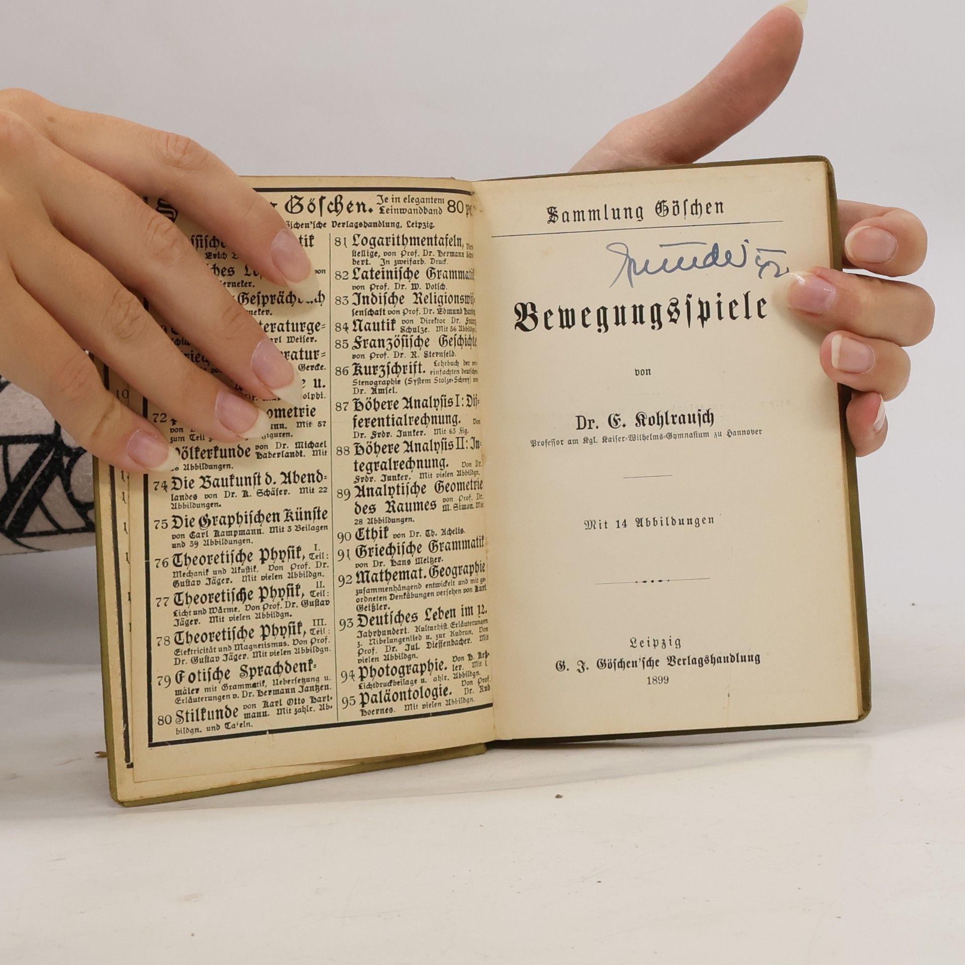 Dr. E. Kohlrausch Bewegungsspiele