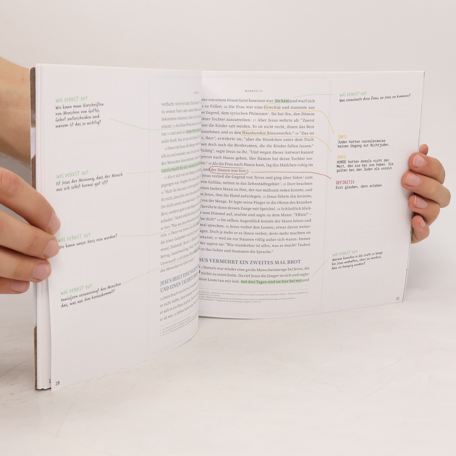 Autorenkollektiv Das Evangelium nach Markus mit Infor, Erklärungen und Fragen zum Nachdenken