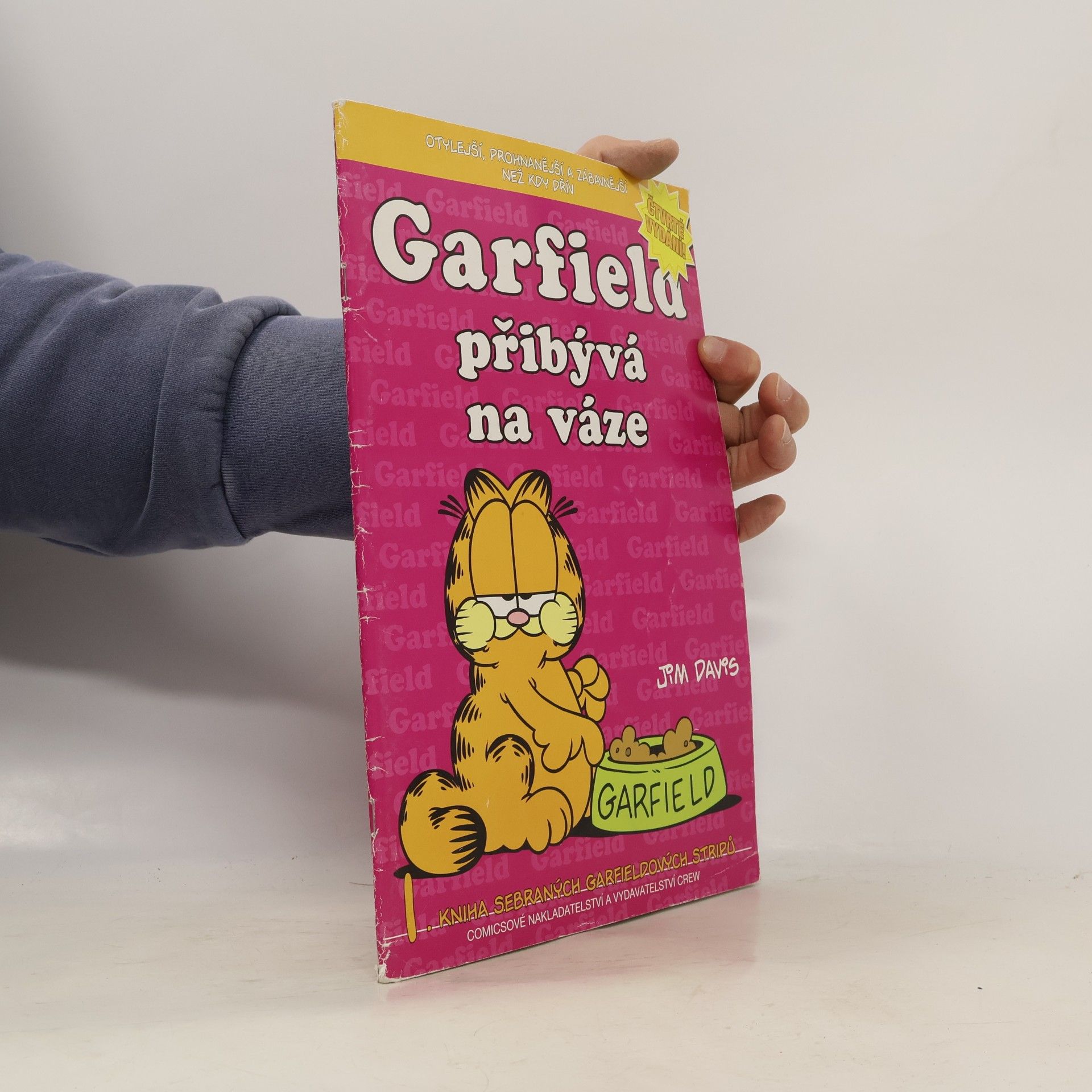 Jim Davis Garfield přibývá na váze