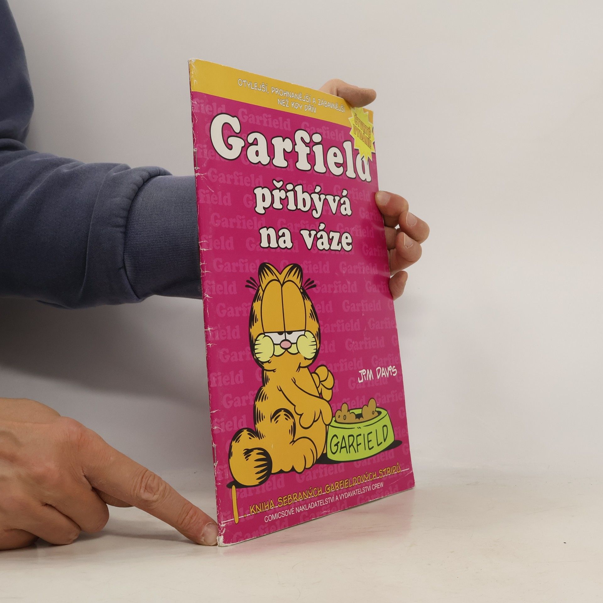 Jim Davis Garfield přibývá na váze