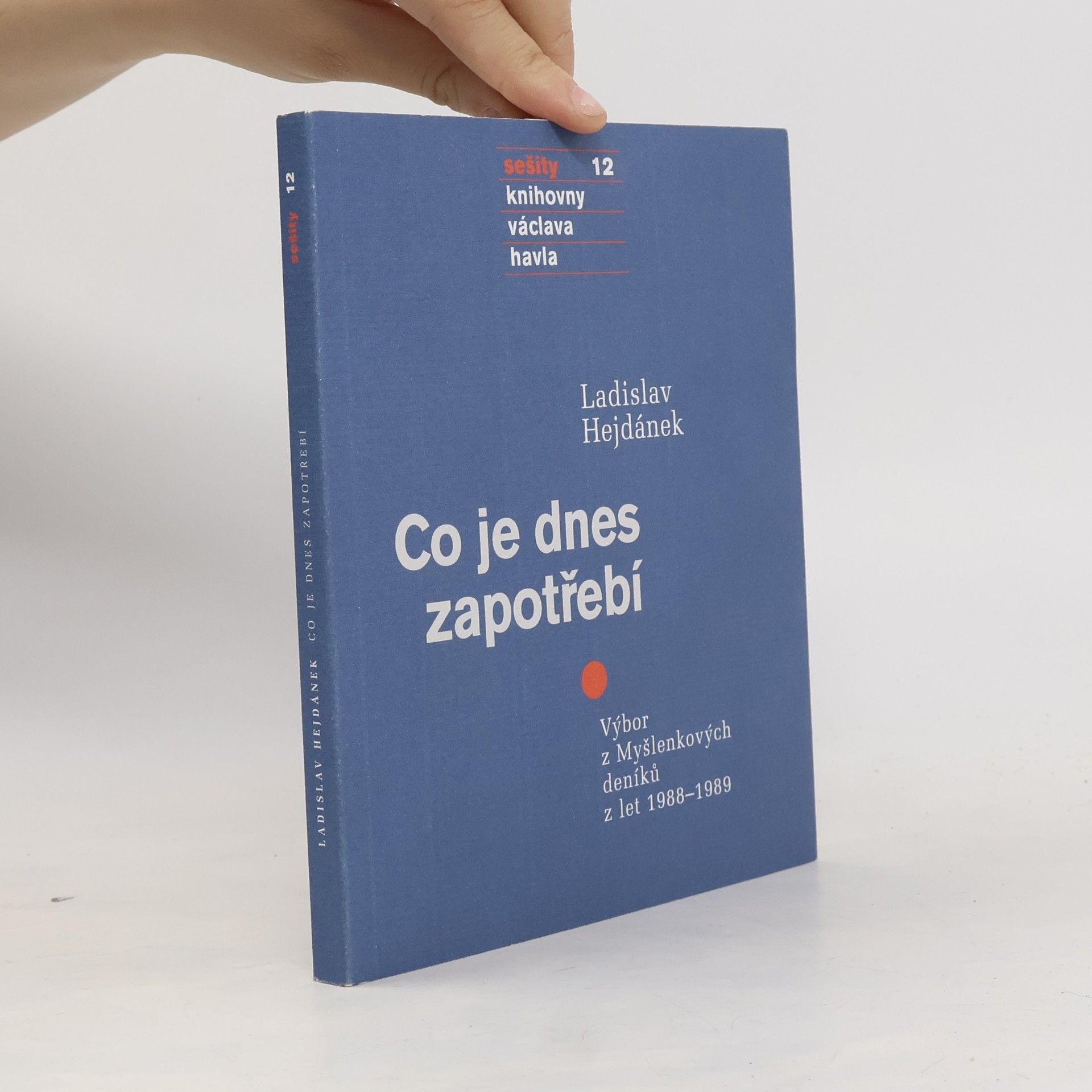 Co je dnes zapotřebí. Výbor z Myšlenkových deníků z let 1988-1989