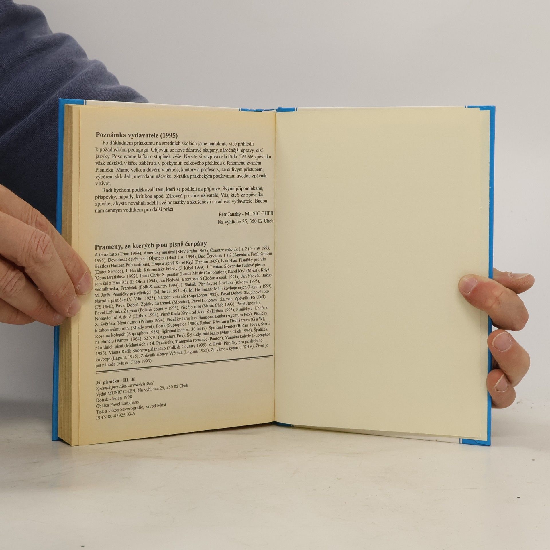 Autores varios Já, písnička 3