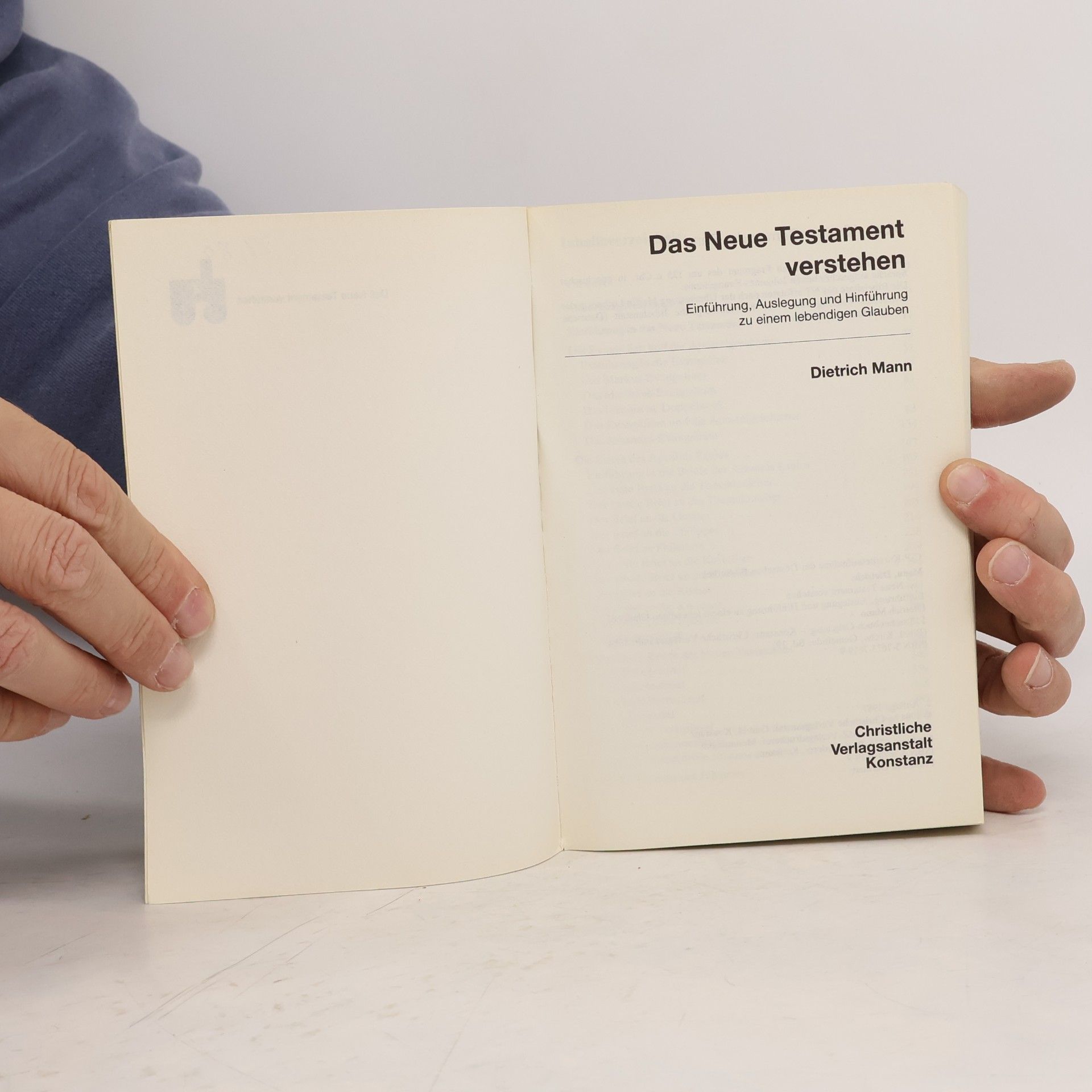 Dietrich Mannsperger Bibel · Kirche · Gemeinde - 19: Das Neue Testament verstehen