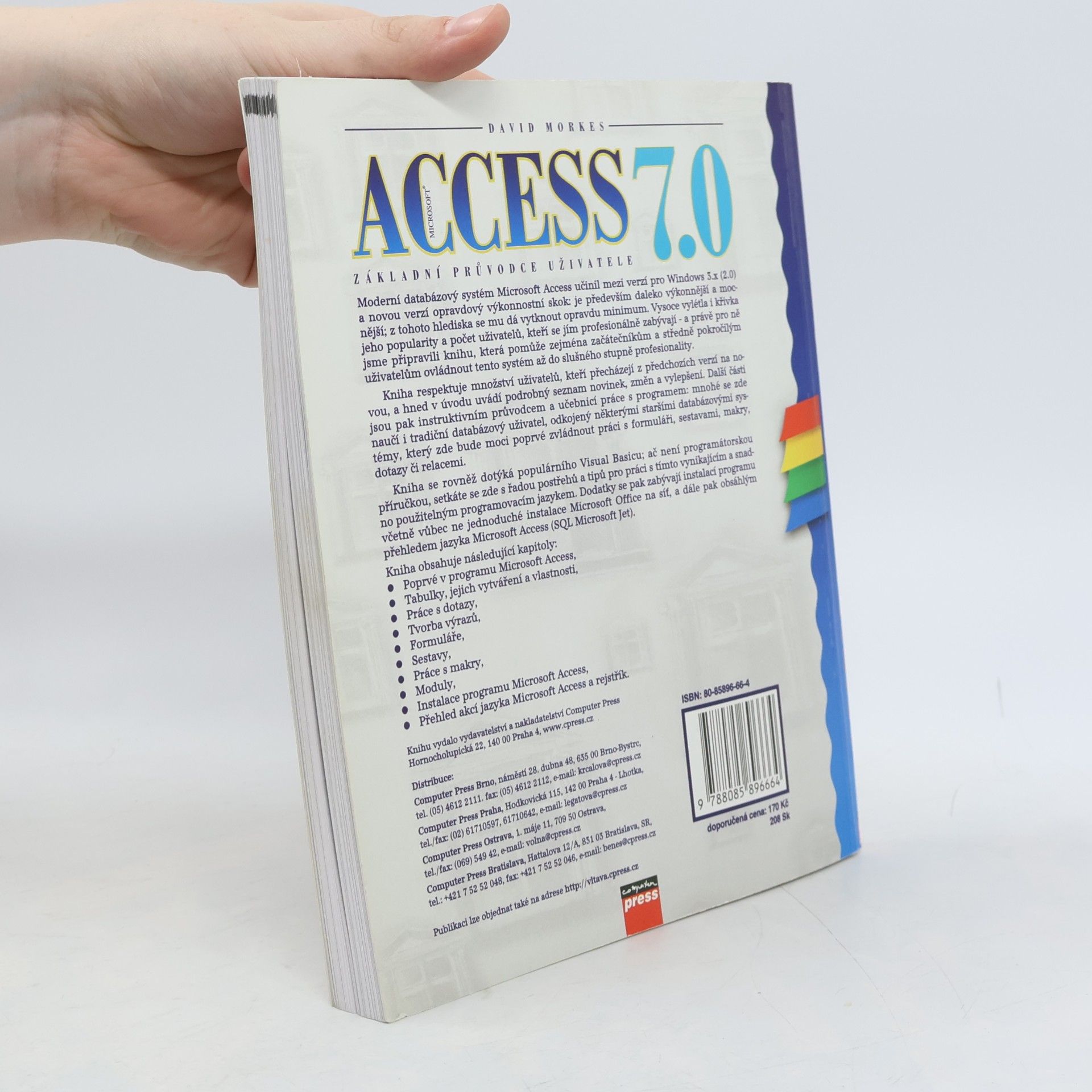 David Morkes Microsoft Access 7.0 : základní průvodce uživatele