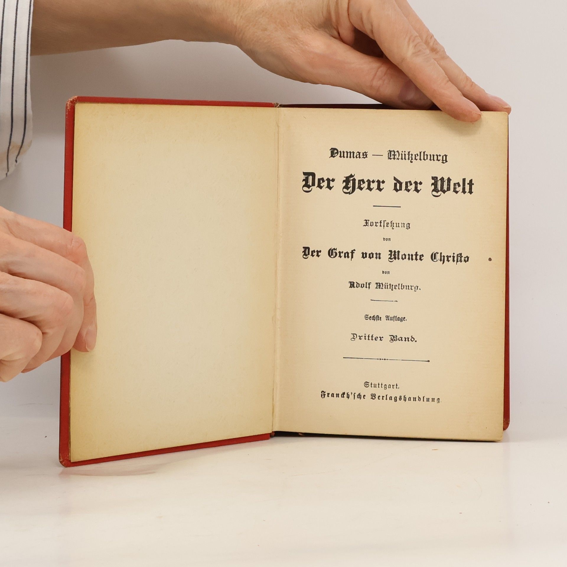 Alexandre Dumas Herr der Welt