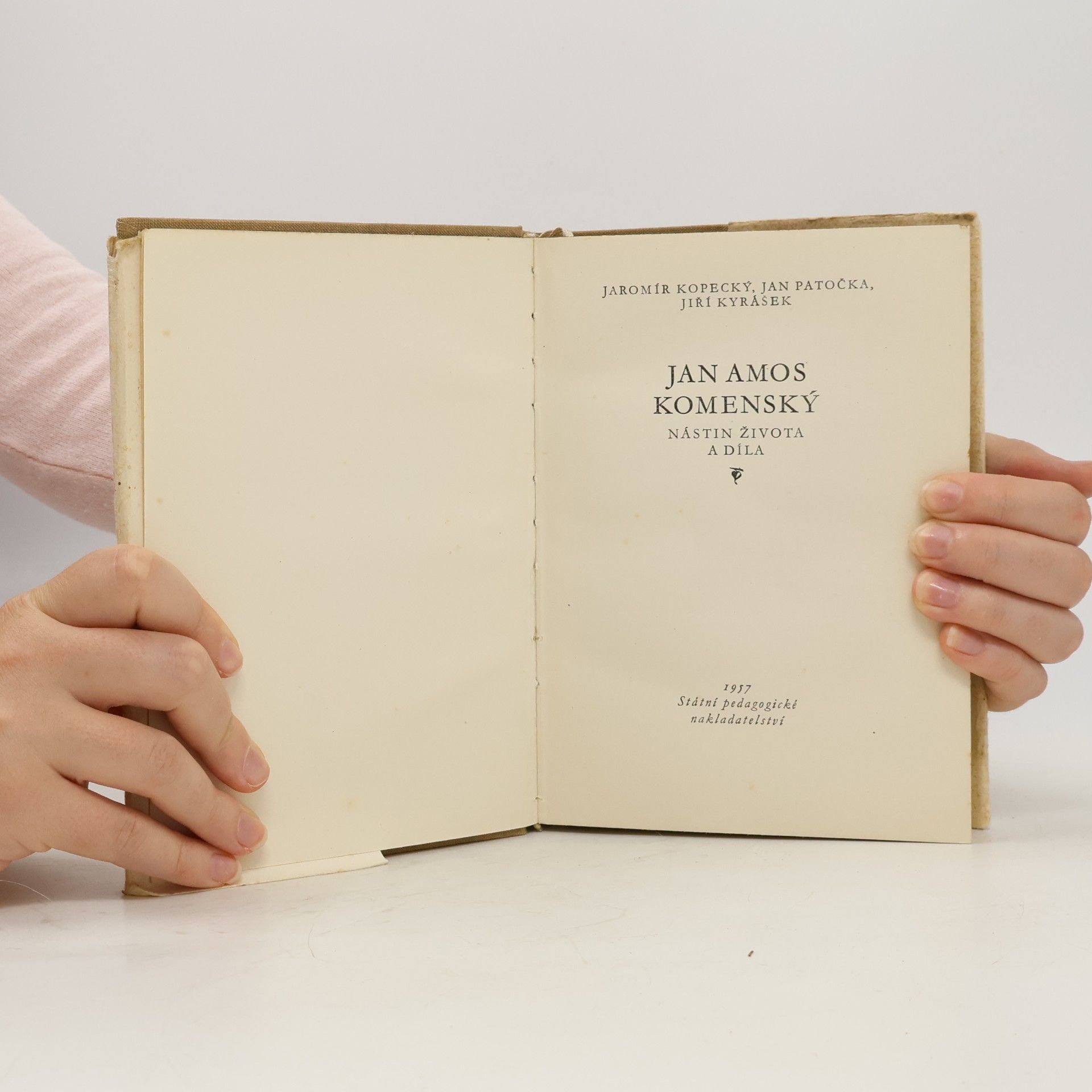 Jaromír Kopecký Jan Amos Komenský. Nástin života a díla