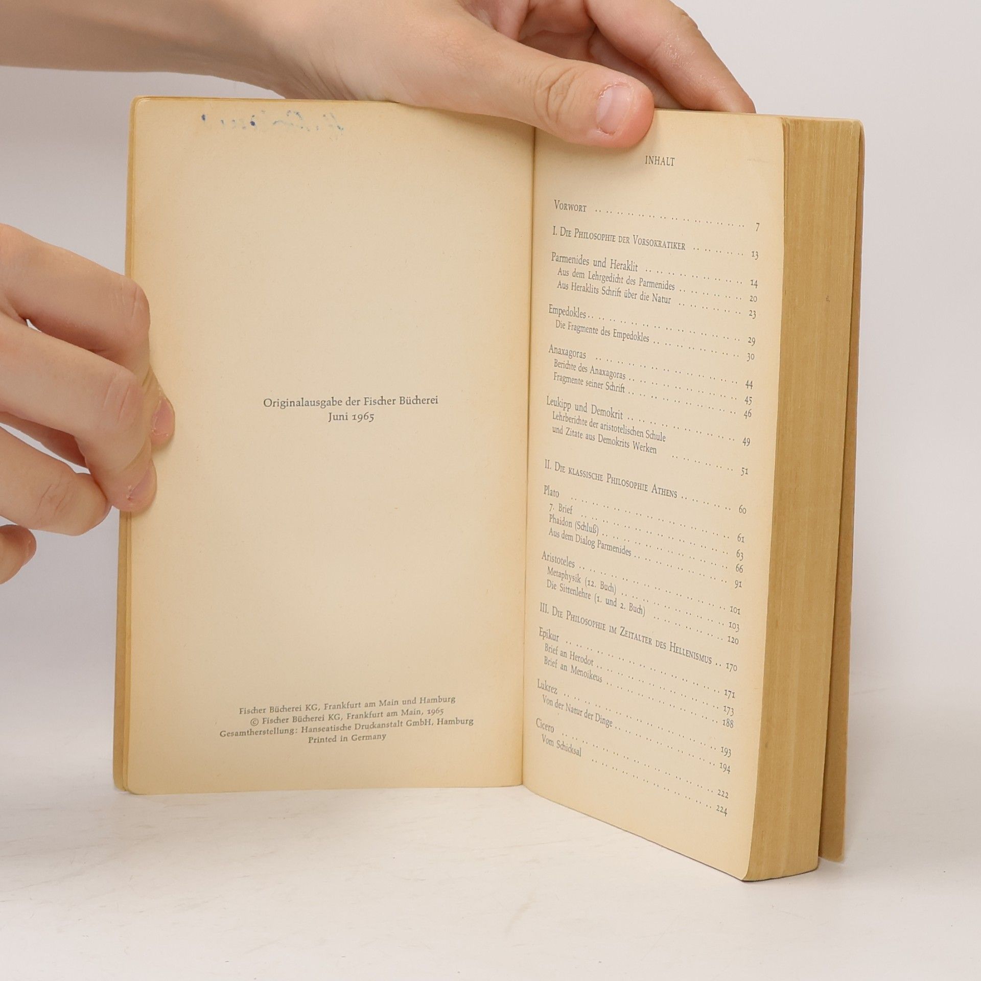 Hans-Georg Gadamer Philosophisches Lesebuch 1