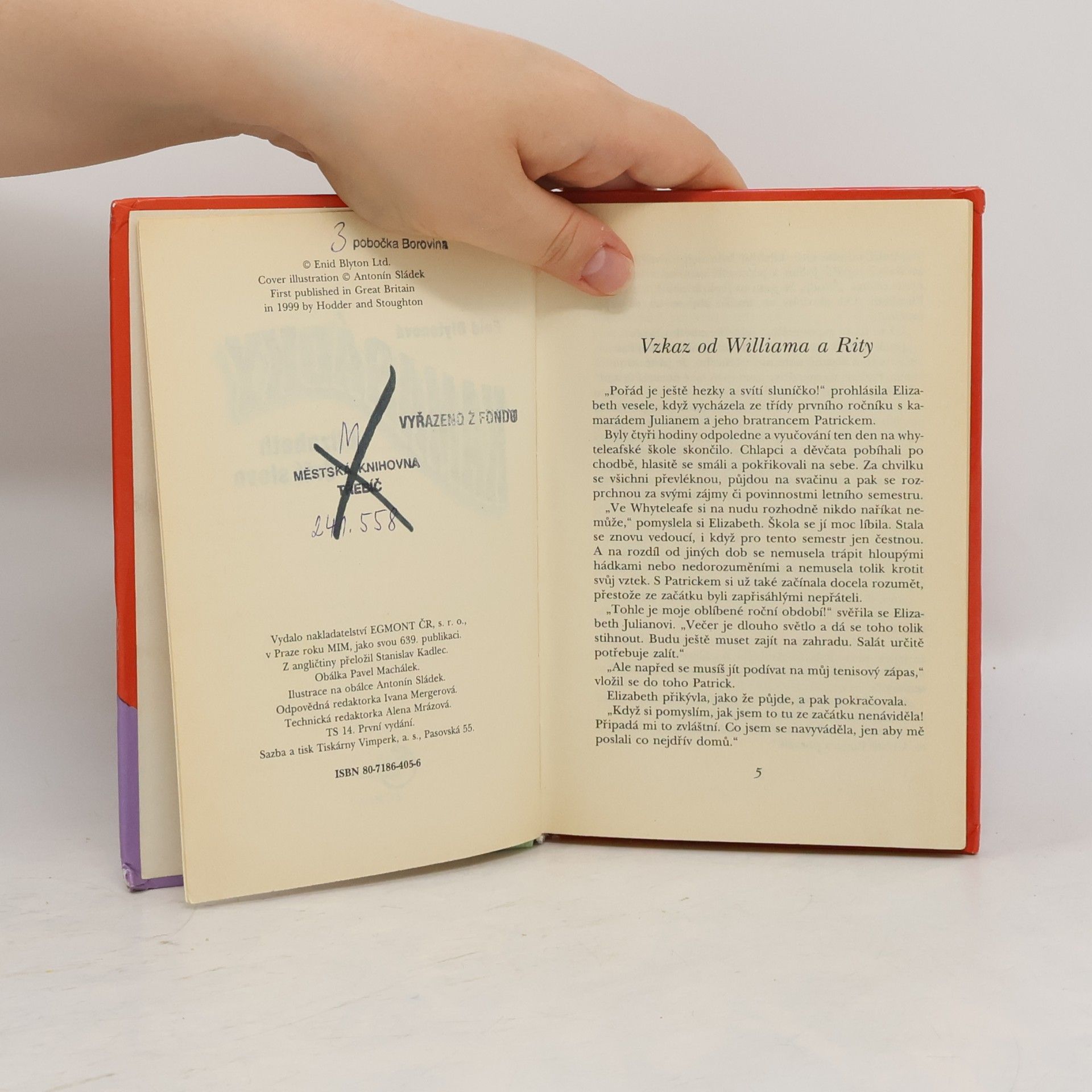 Enid Blyton Kamarádky. Elizabeth drží slovo